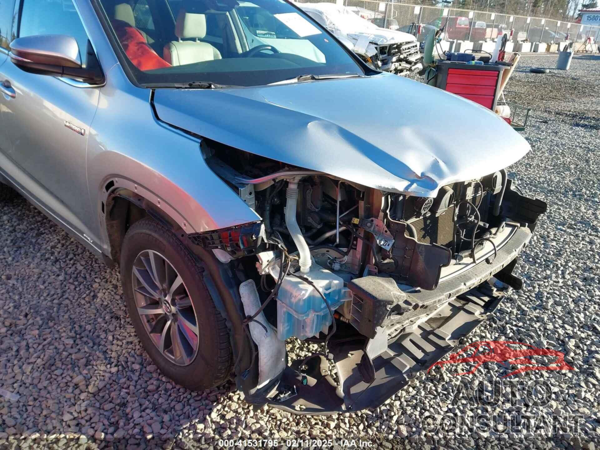 TOYOTA HIGHLANDER HYBRID 2017 - 5TDJGRFH6HS033398