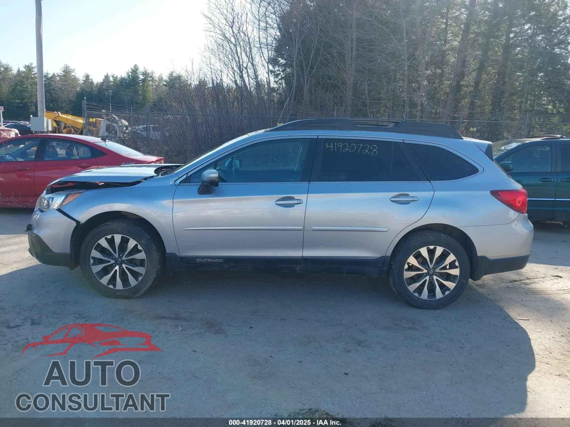 SUBARU OUTBACK 2016 - 4S4BSAJC8G3302660