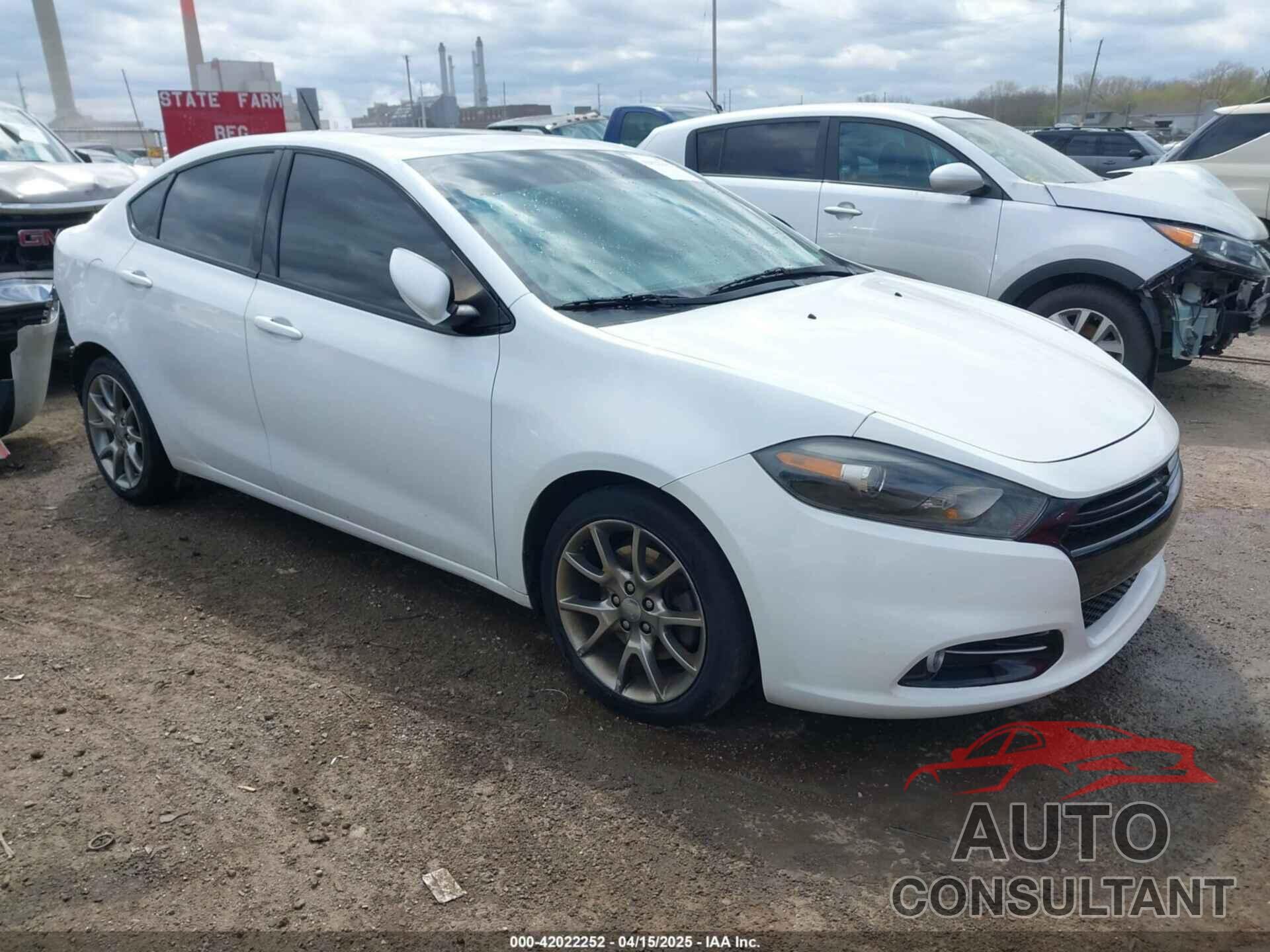 DODGE DART 2015 - 1C3CDFBB5FD116724