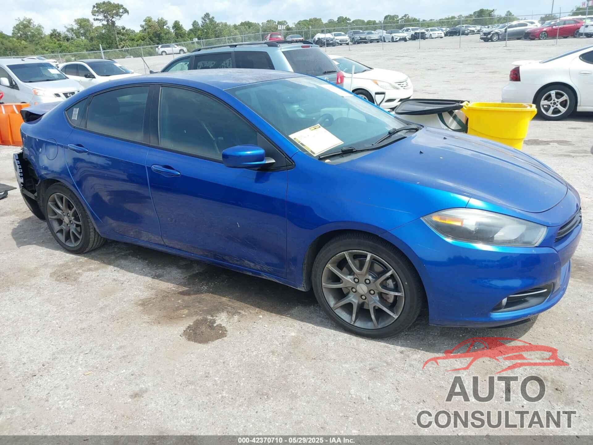 DODGE DART 2013 - 1C3CDFBA7DD295305