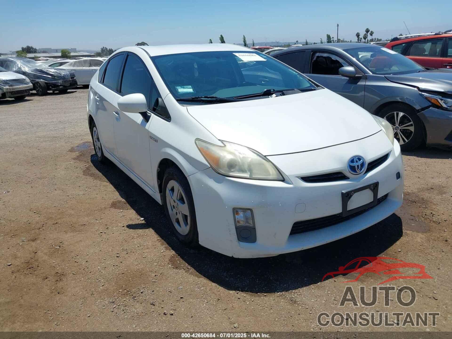 TOYOTA PRIUS 2011 - JTDKN3DU7B5332371