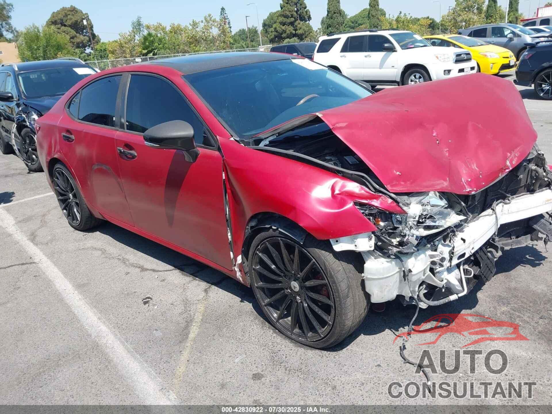 LEXUS ES 300H 2013 - JTHBW1GG2D2022123