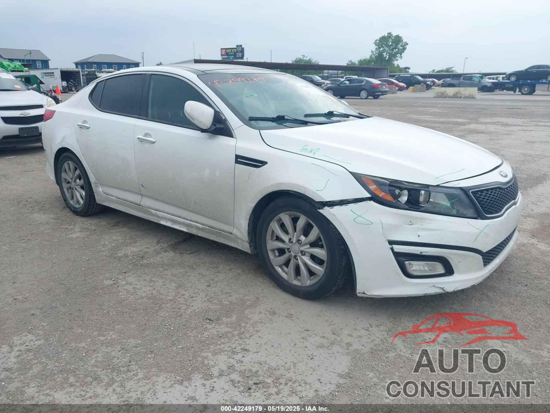 KIA OPTIMA 2015 - 5XXGN4A77FG492522