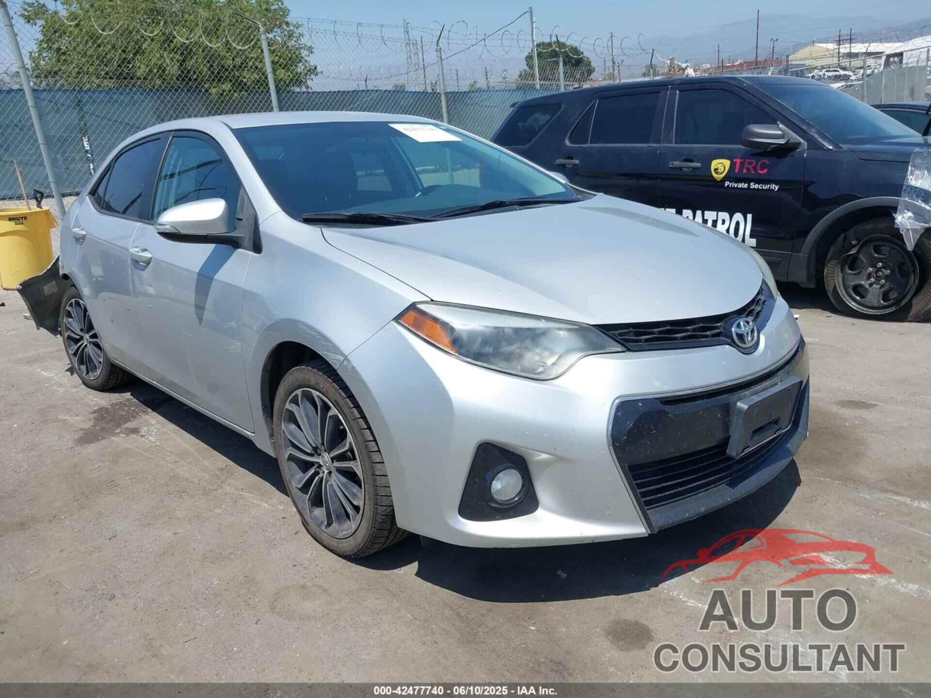 TOYOTA COROLLA 2016 - 2T1BURHE4GC660950
