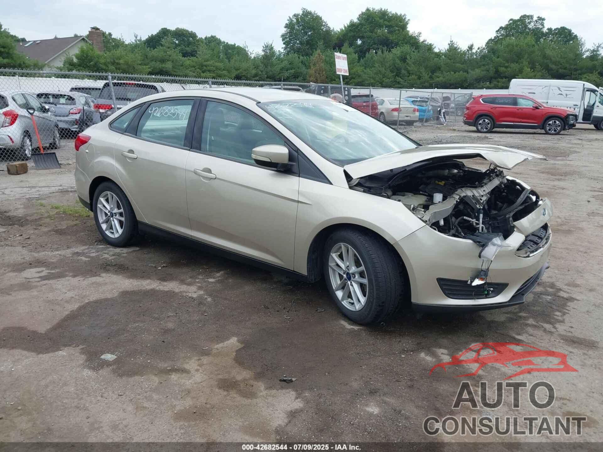 FORD FOCUS 2017 - 1FADP3F20HL252855