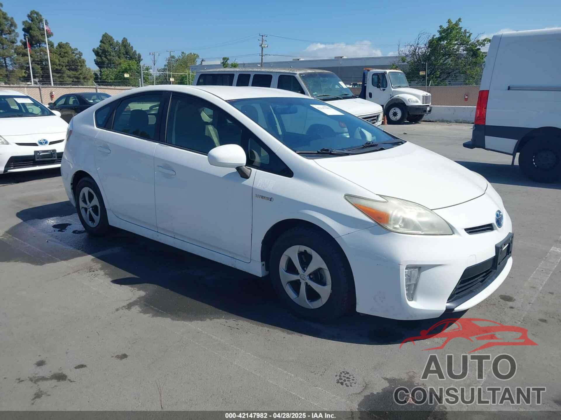 TOYOTA PRIUS 2012 - JTDKN3DU9C1551440