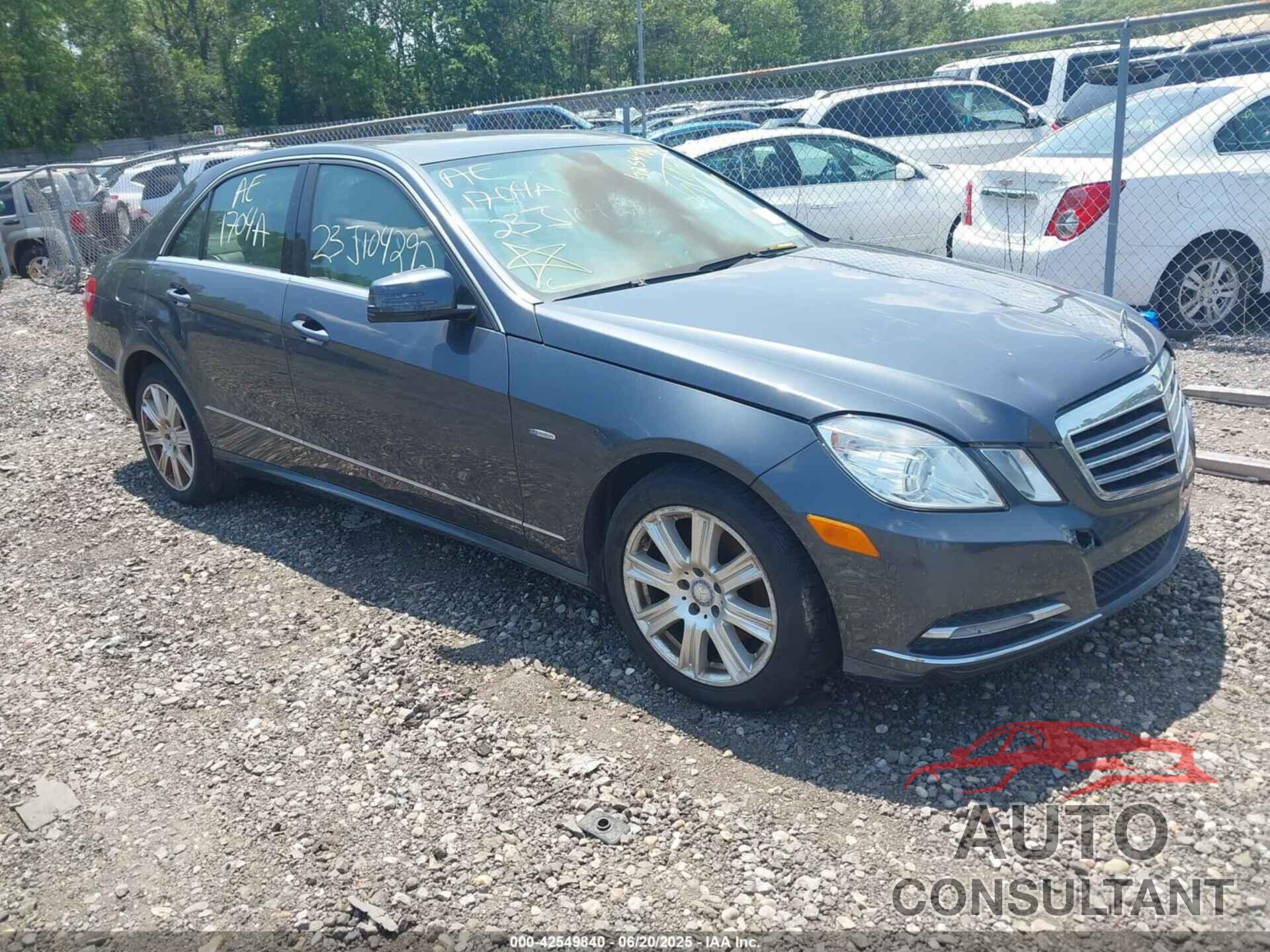 MERCEDES-BENZ E 350 2012 - WDDHF5KB7CA613332