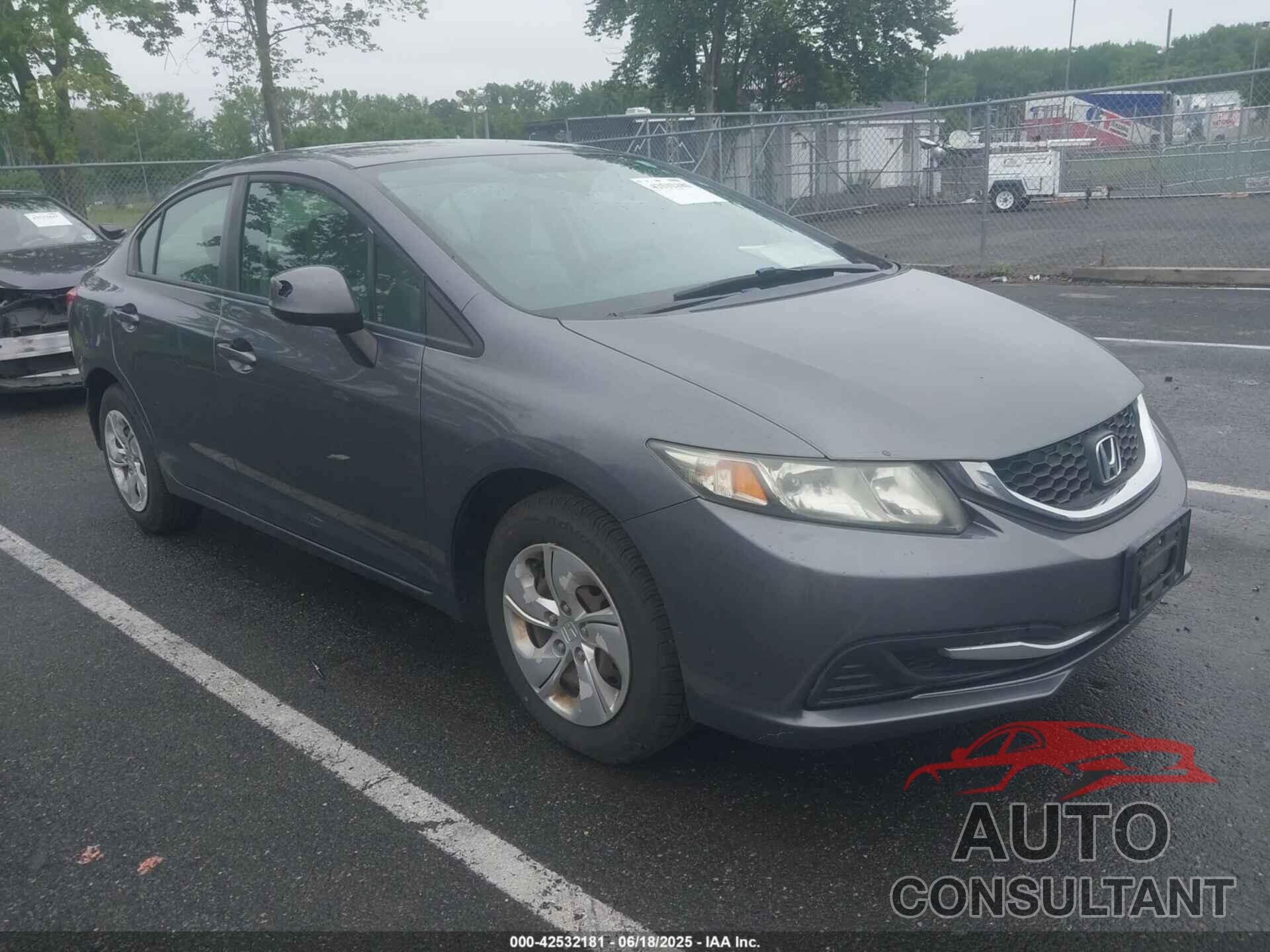 HONDA CIVIC 2013 - 19XFB2F56DE212076