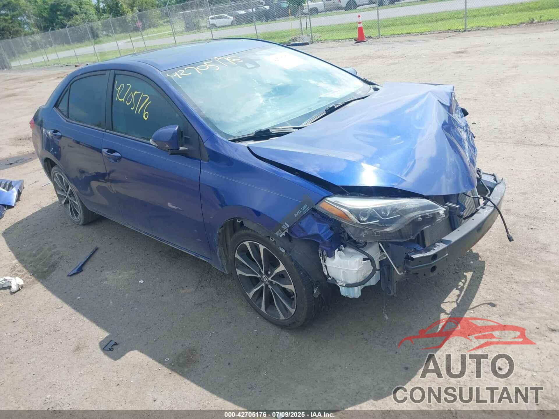 TOYOTA COROLLA 2019 - 5YFBURHE9KP889357