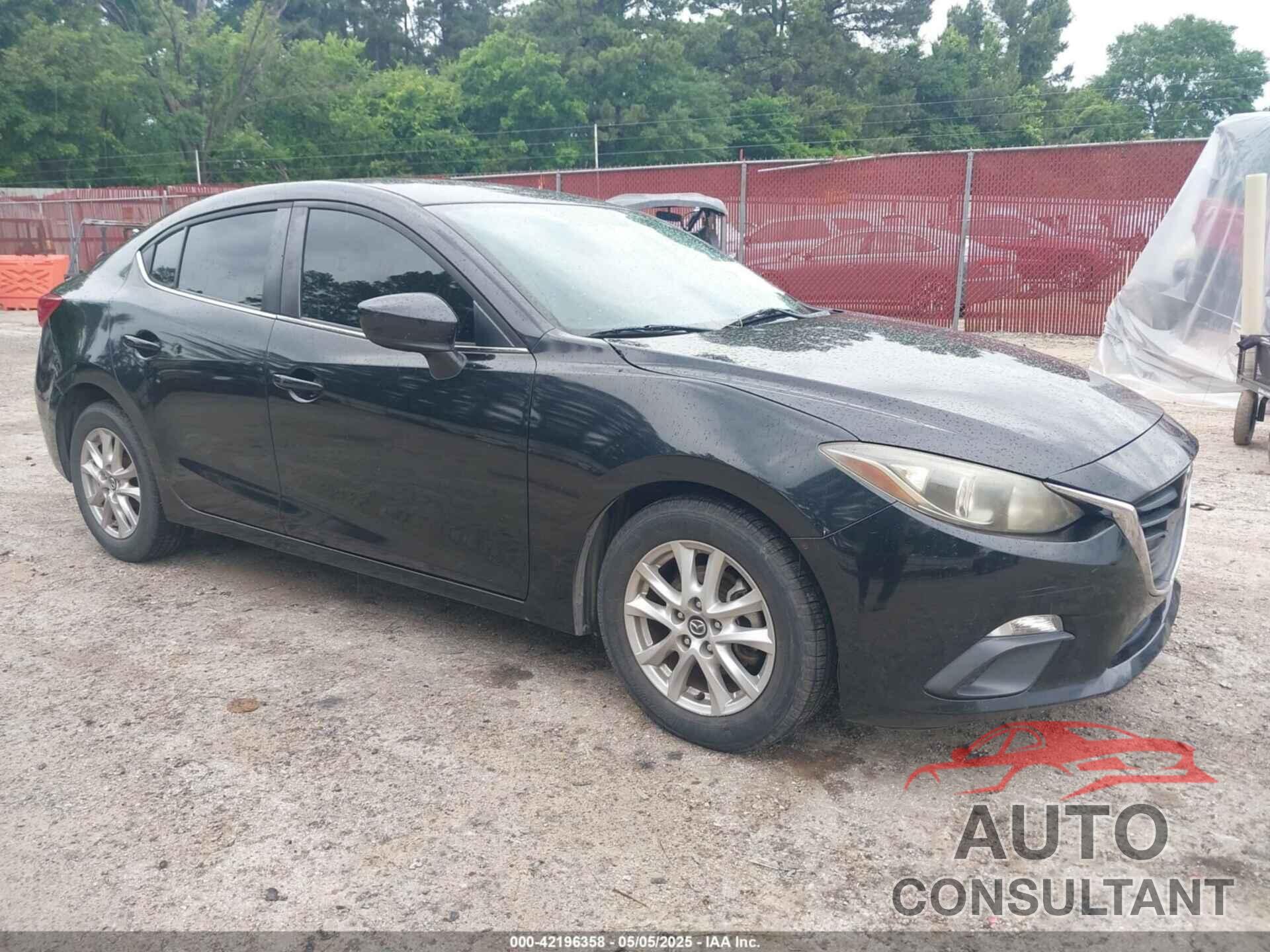 MAZDA MAZDA3 2014 - JM1BM1V74E1199872