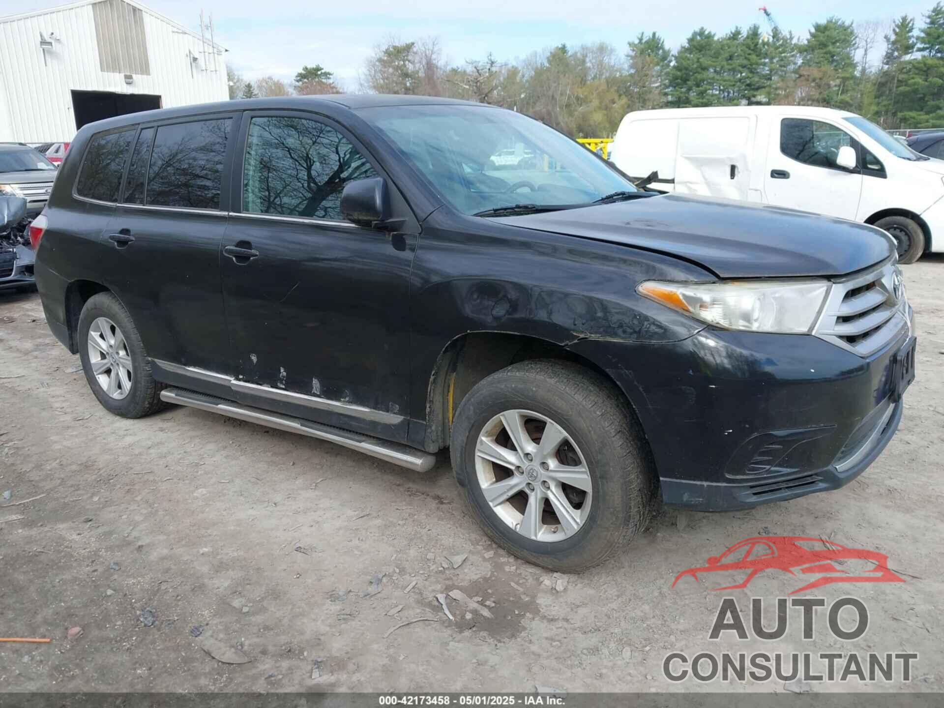 TOYOTA HIGHLANDER 2013 - 5TDBK3EHXDS243918