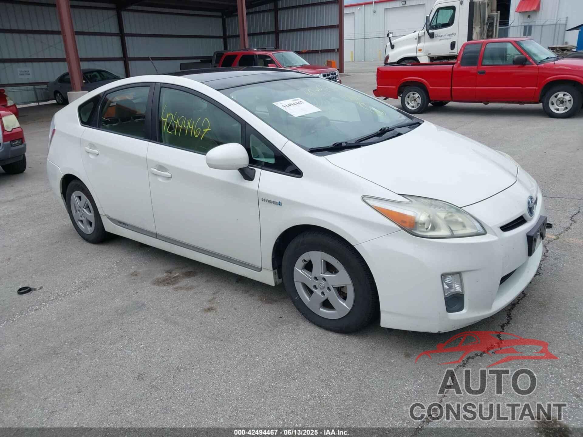 TOYOTA PRIUS 2010 - JTDKN3DUXA0215802