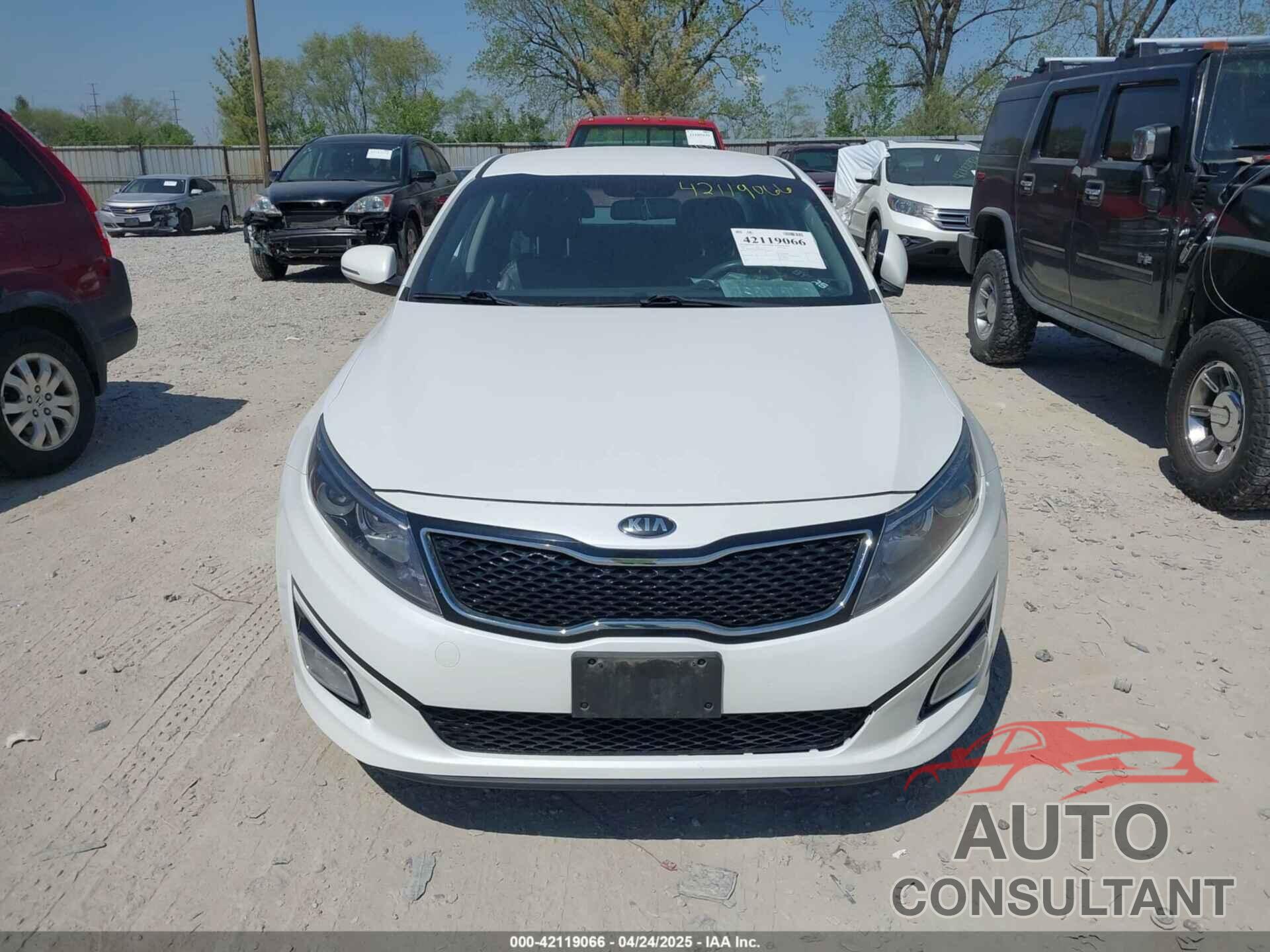 KIA OPTIMA 2015 - KNAGM4A72F5544692