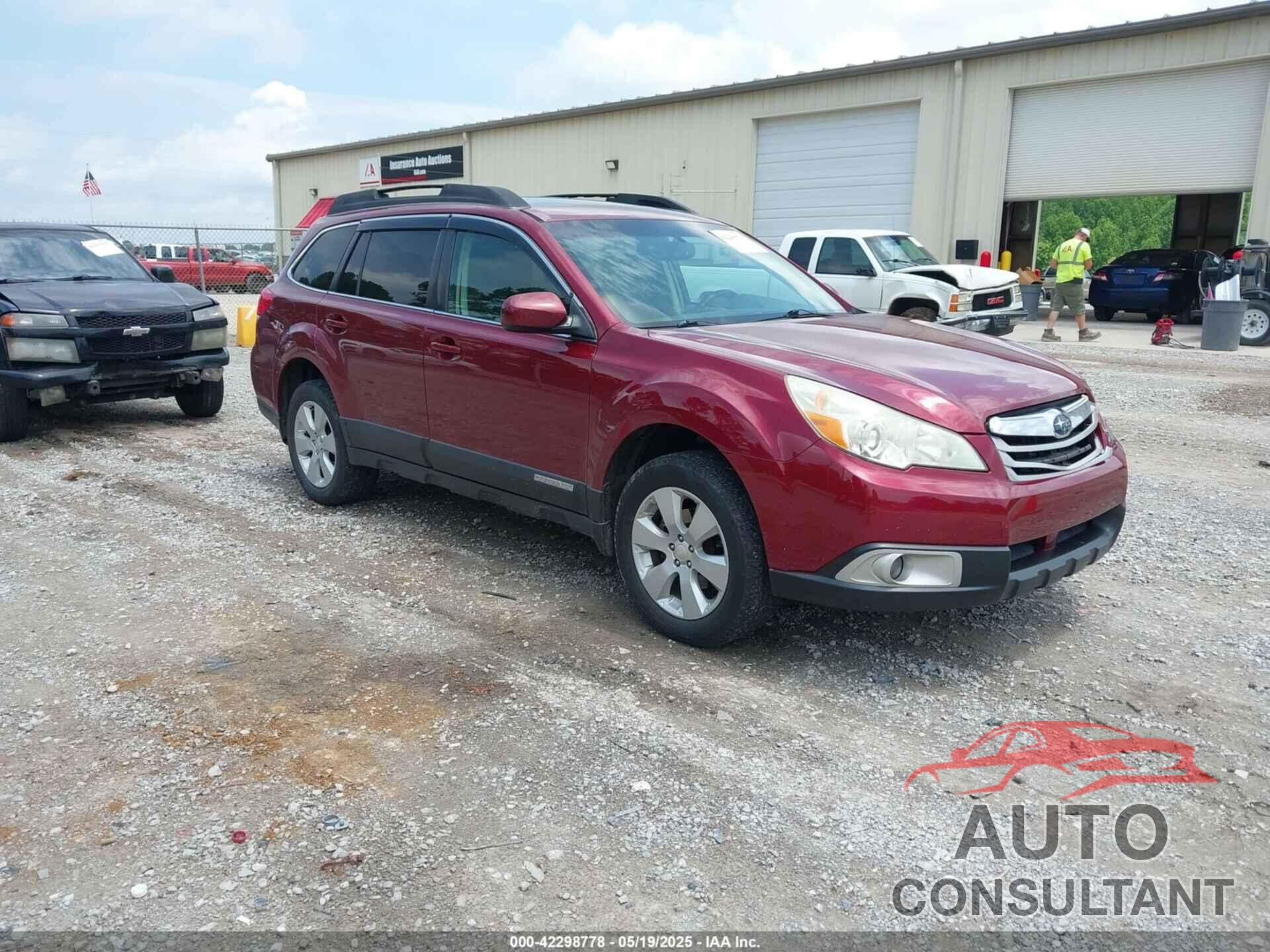 SUBARU OUTBACK 2011 - 4S4BRBGC9B3366501