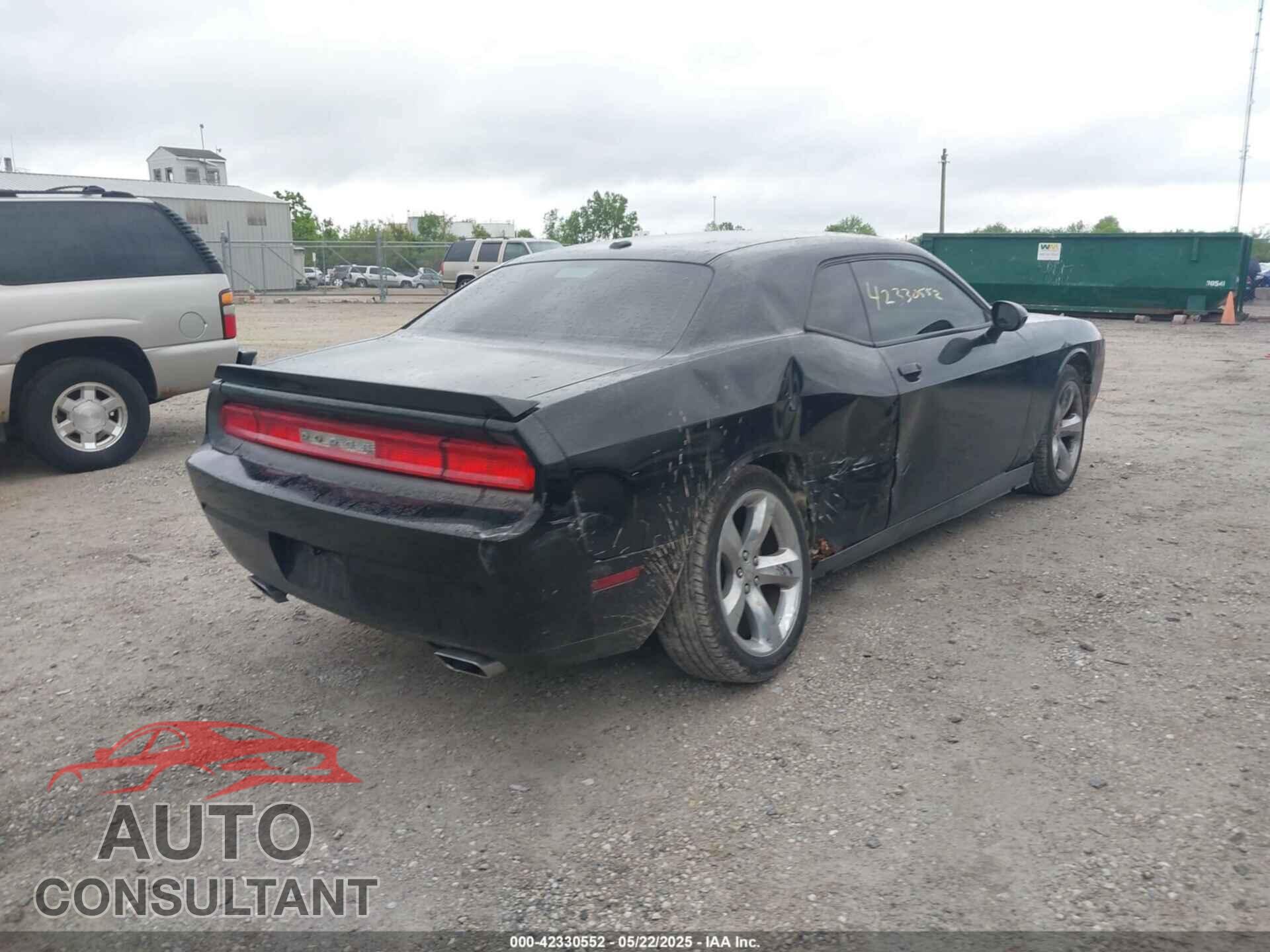 DODGE CHALLENGER 2012 - 2C3CDYAG9CH157624
