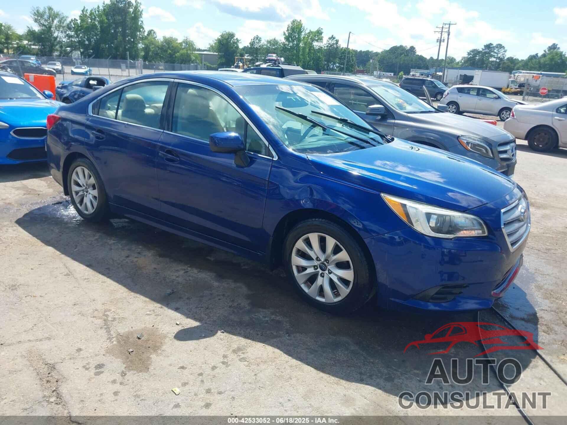 SUBARU LEGACY 2015 - 4S3BNBD60F3050652