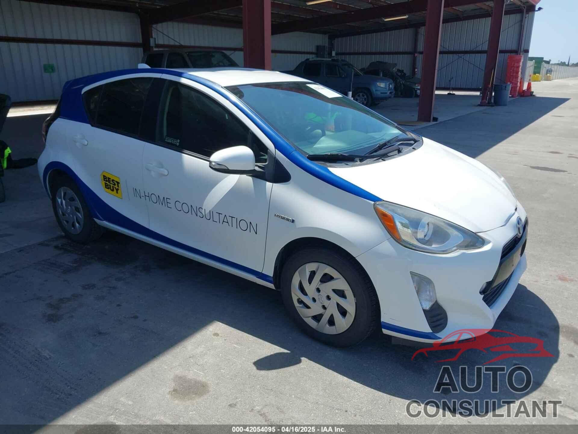 TOYOTA PRIUS C 2016 - JTDKDTB36G1125076