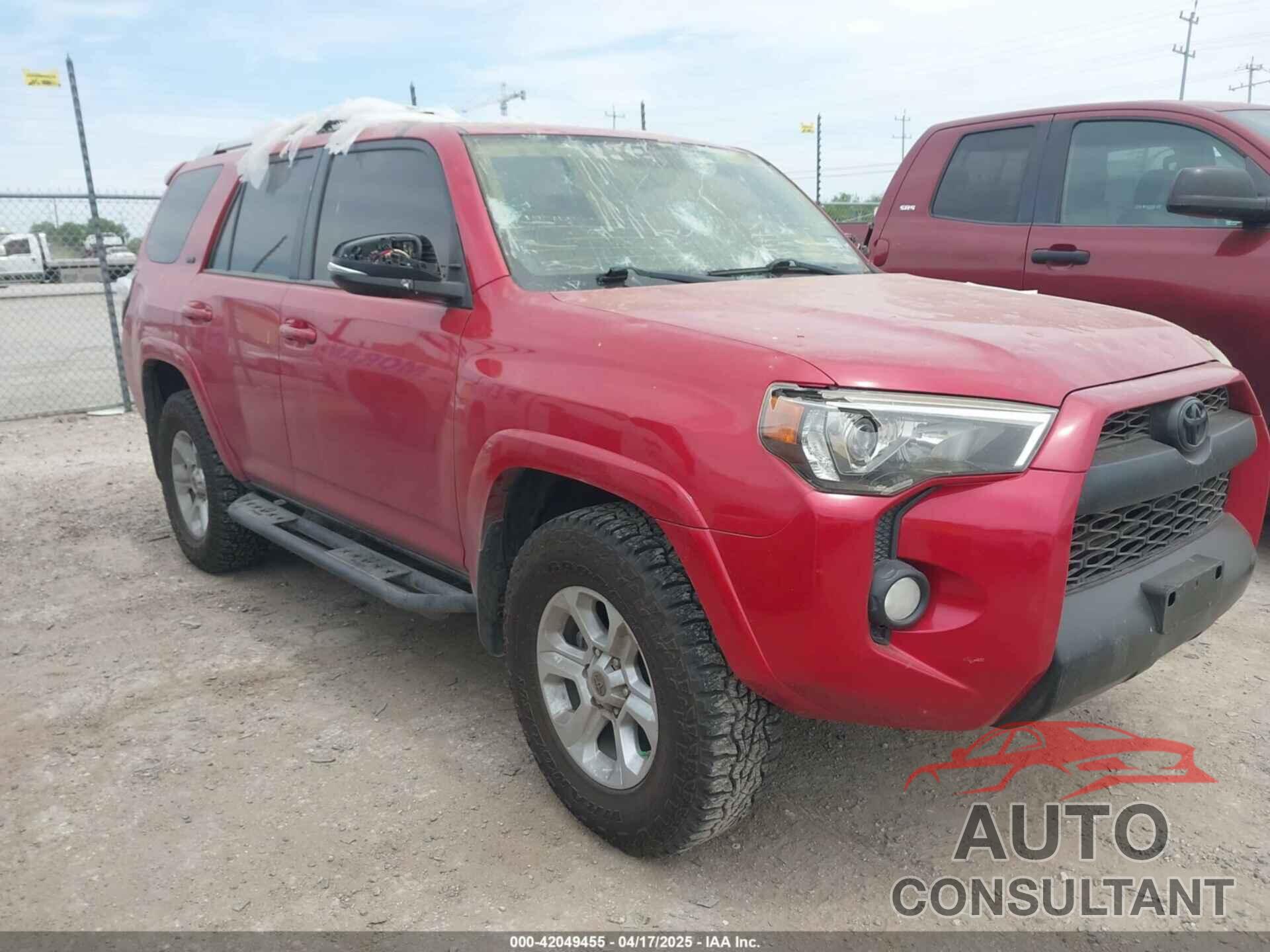 TOYOTA 4RUNNER 2016 - JTEBU5JR1G5334098