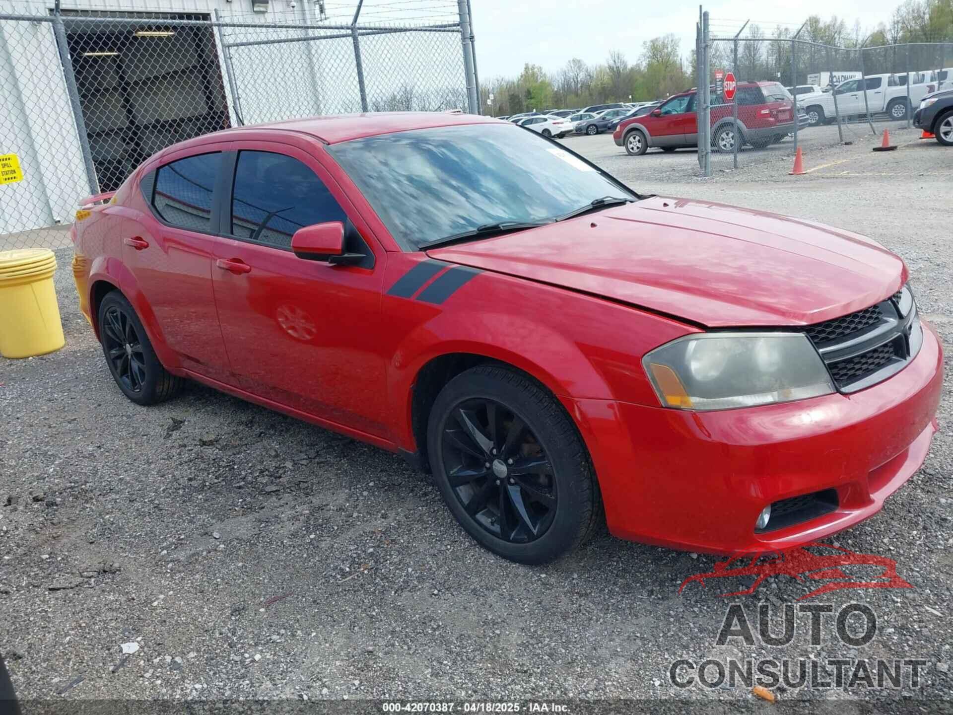 DODGE AVENGER 2014 - 1C3CDZBG6EN163881