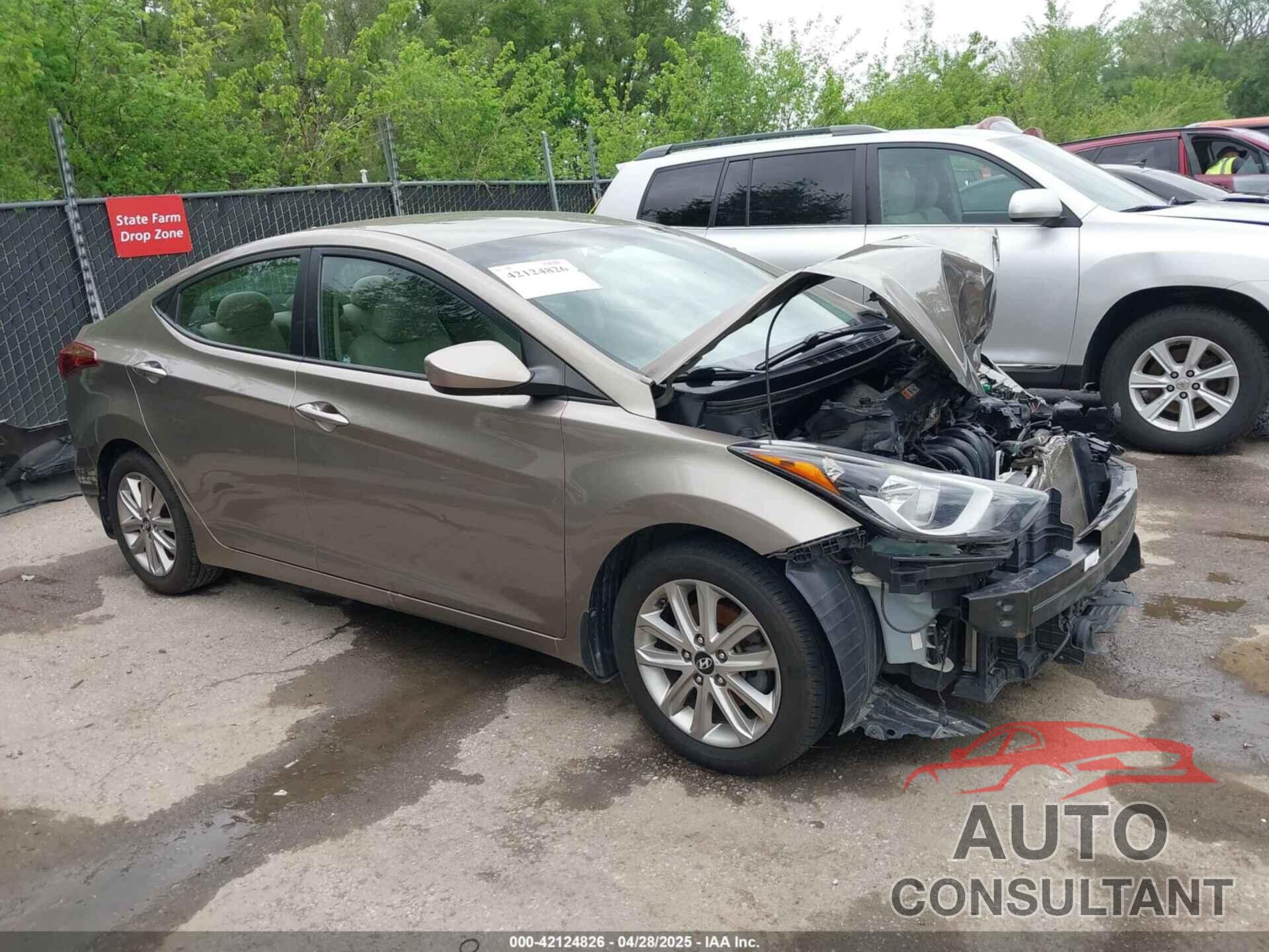 HYUNDAI ELANTRA 2015 - 5NPDH4AEXFH607515