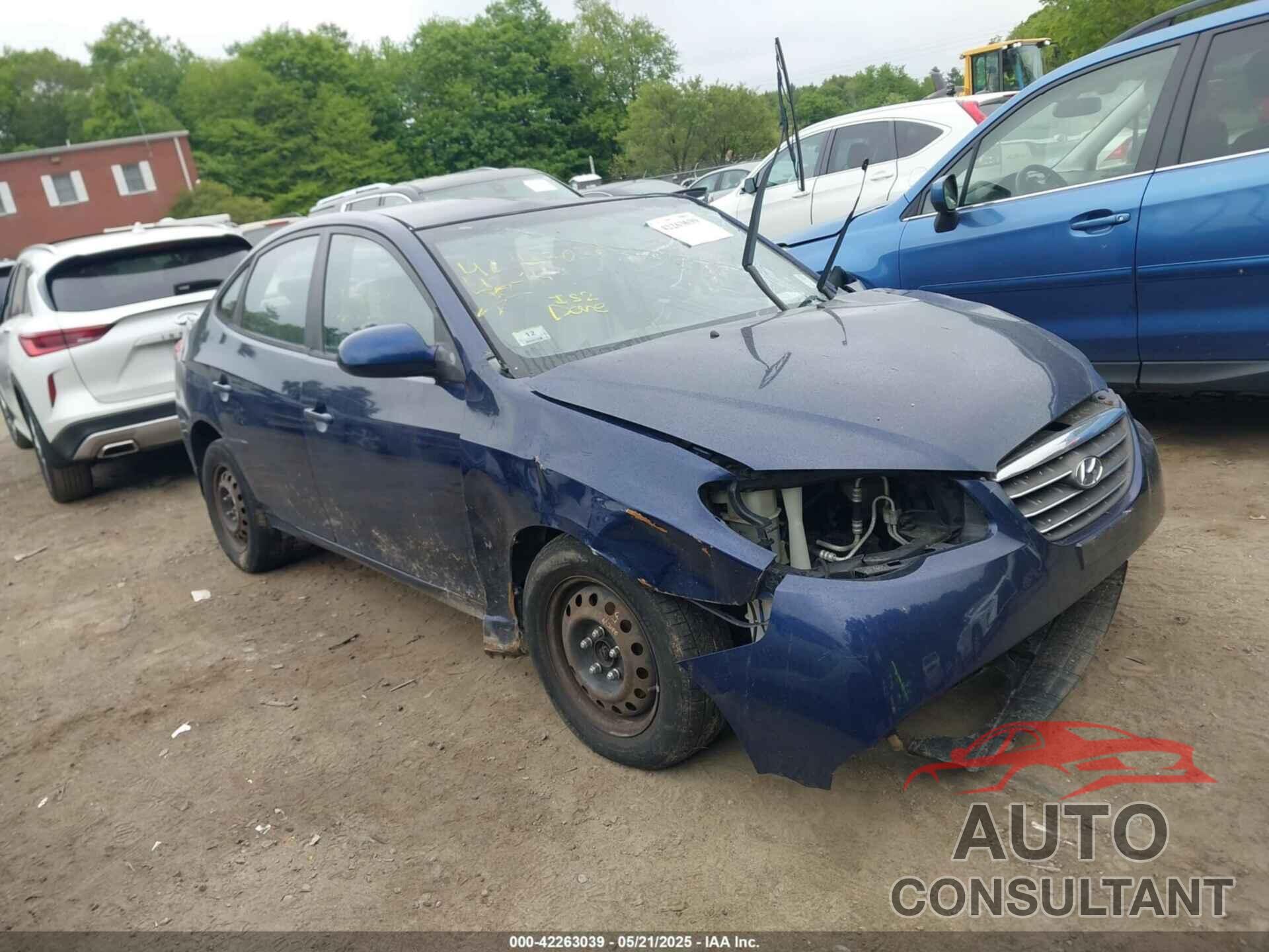 HYUNDAI ELANTRA 2009 - KMHDU46D59U717020