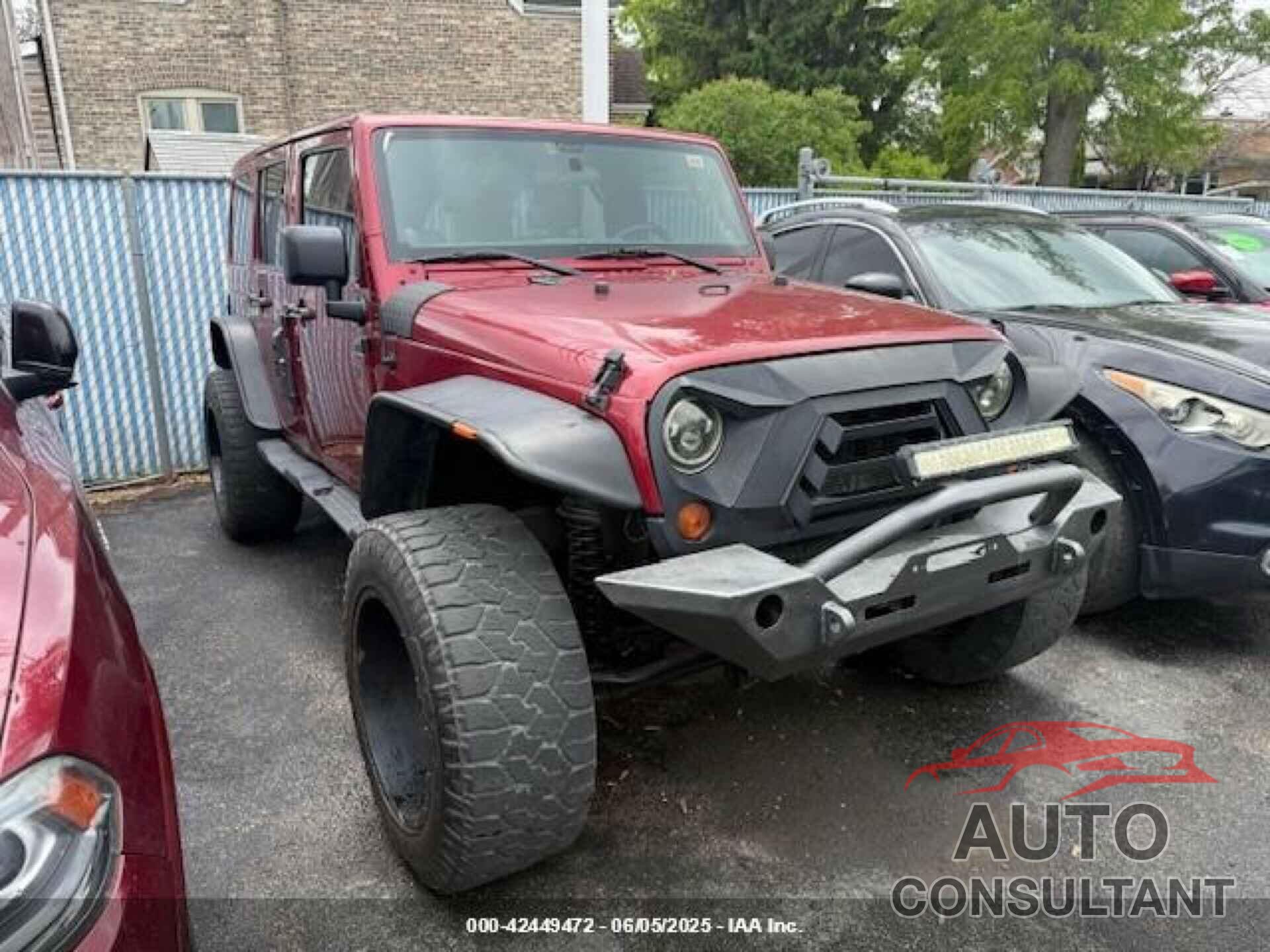 JEEP WRANGLER UNLIMITED 2012 - 1C4HJWEG9CL202167