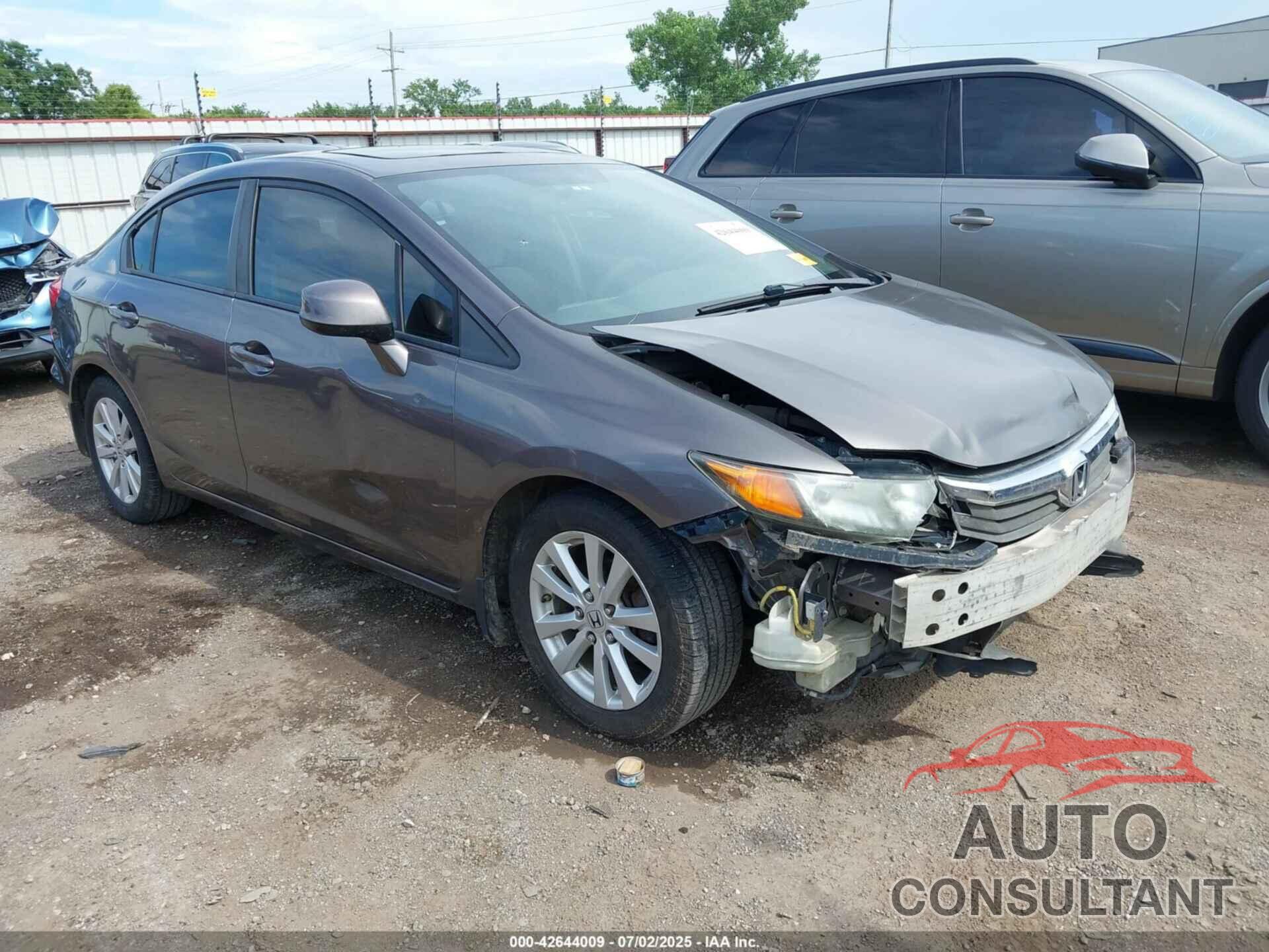 HONDA CIVIC 2012 - 19XFB2F82CE107107
