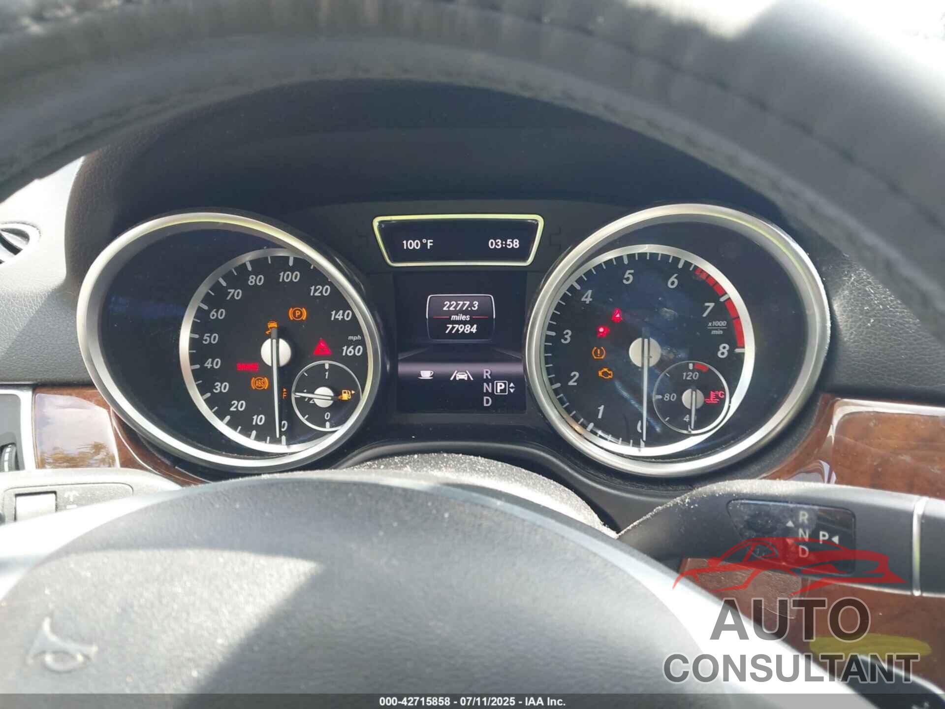 MERCEDES-BENZ ML 350 2013 - 4JGDA5HB2DA120010