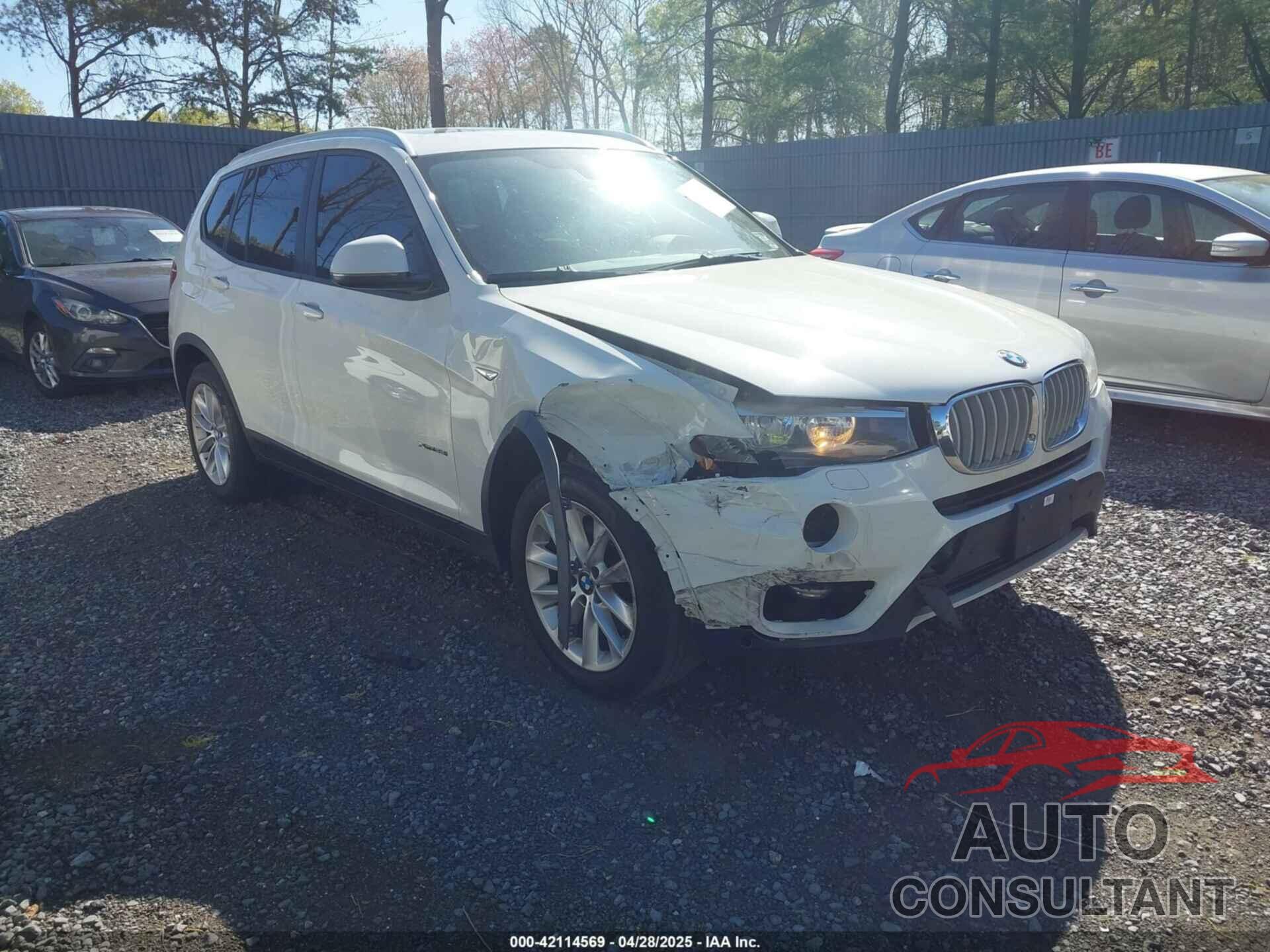 BMW X3 2017 - 5UXWX9C57H0T09539