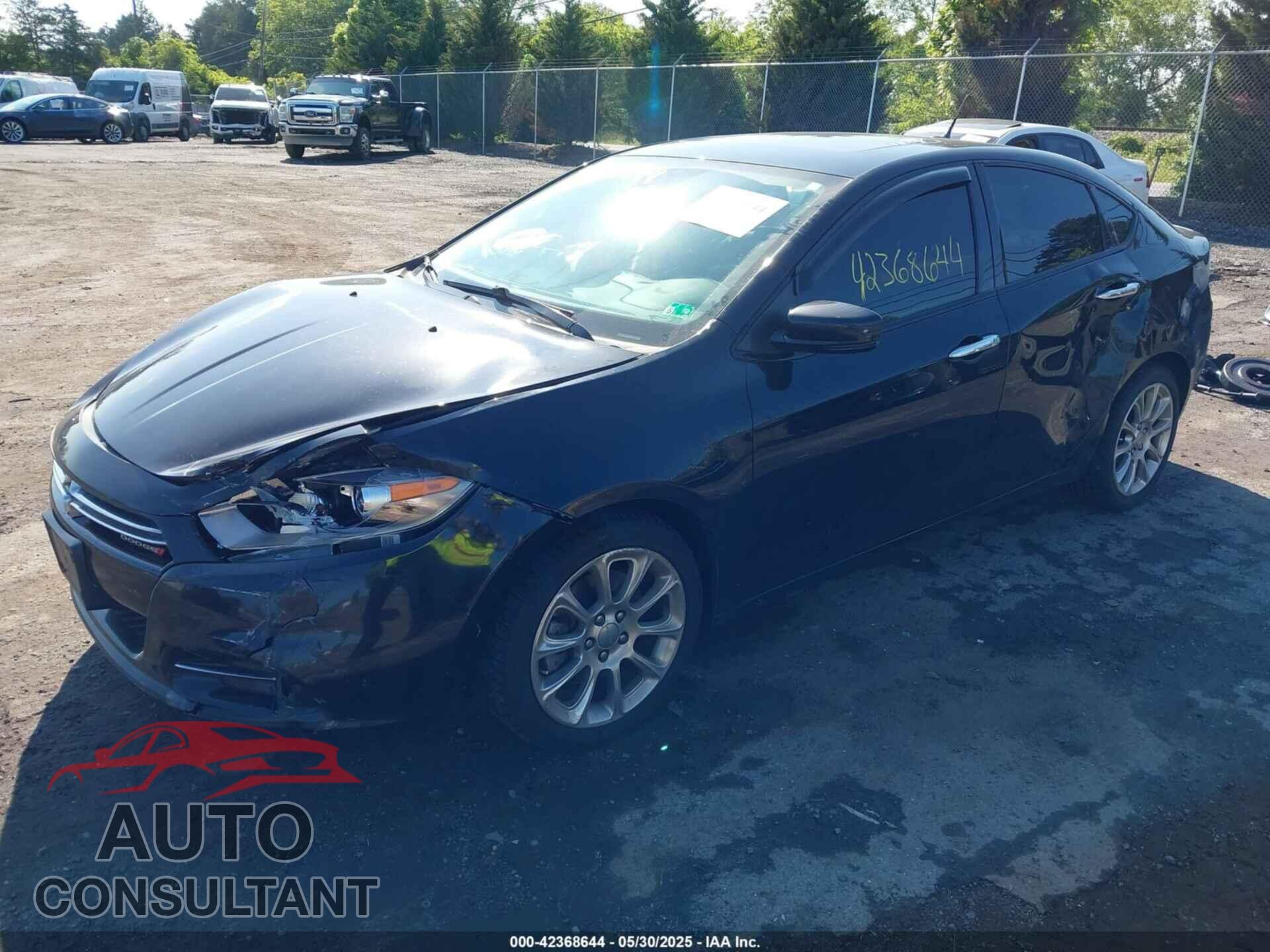 DODGE DART 2014 - 1C3CDFCB4ED860280