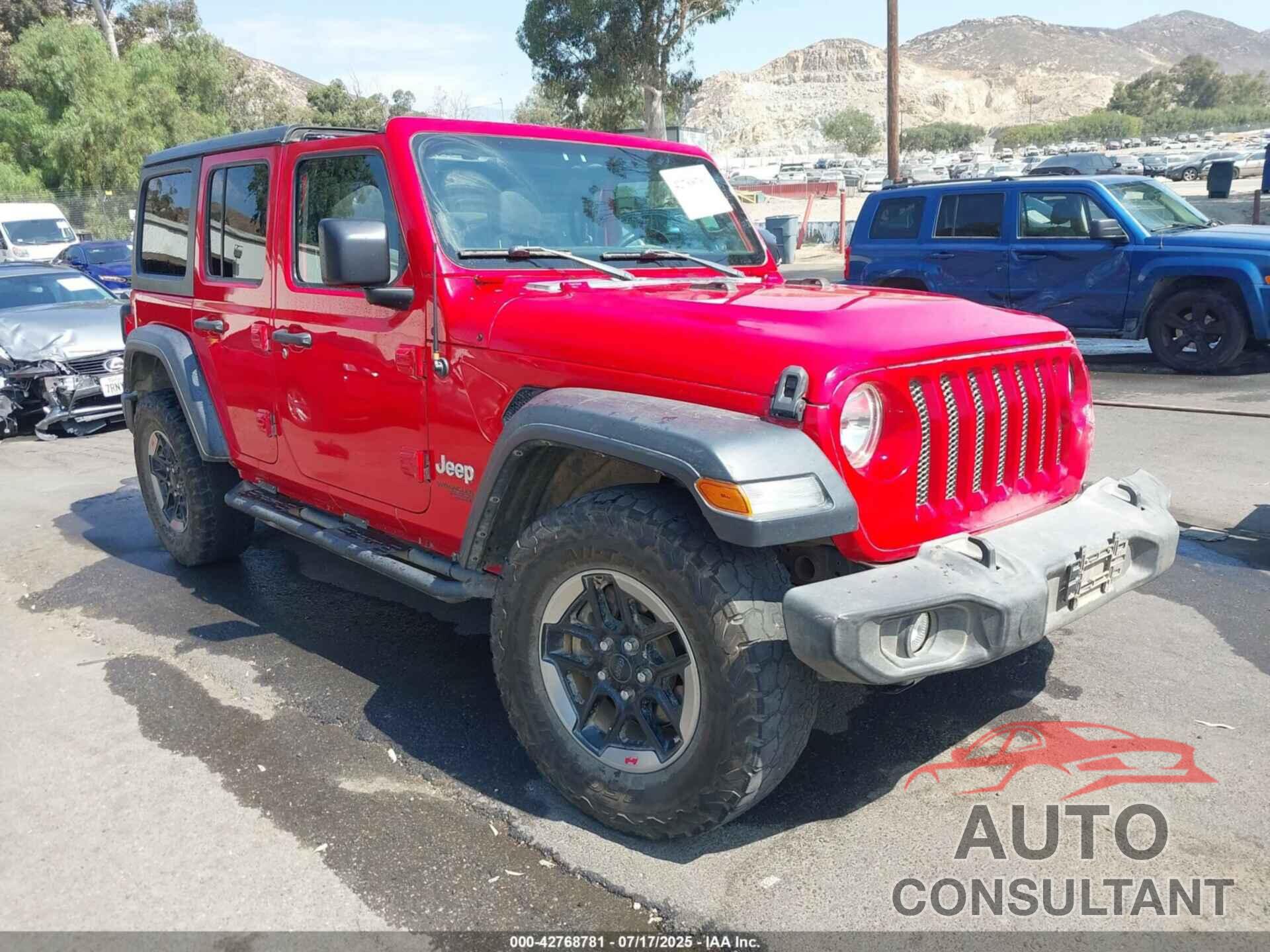 JEEP WRANGLER UNLIMITED 2018 - 1C4HJXDG6JW129603