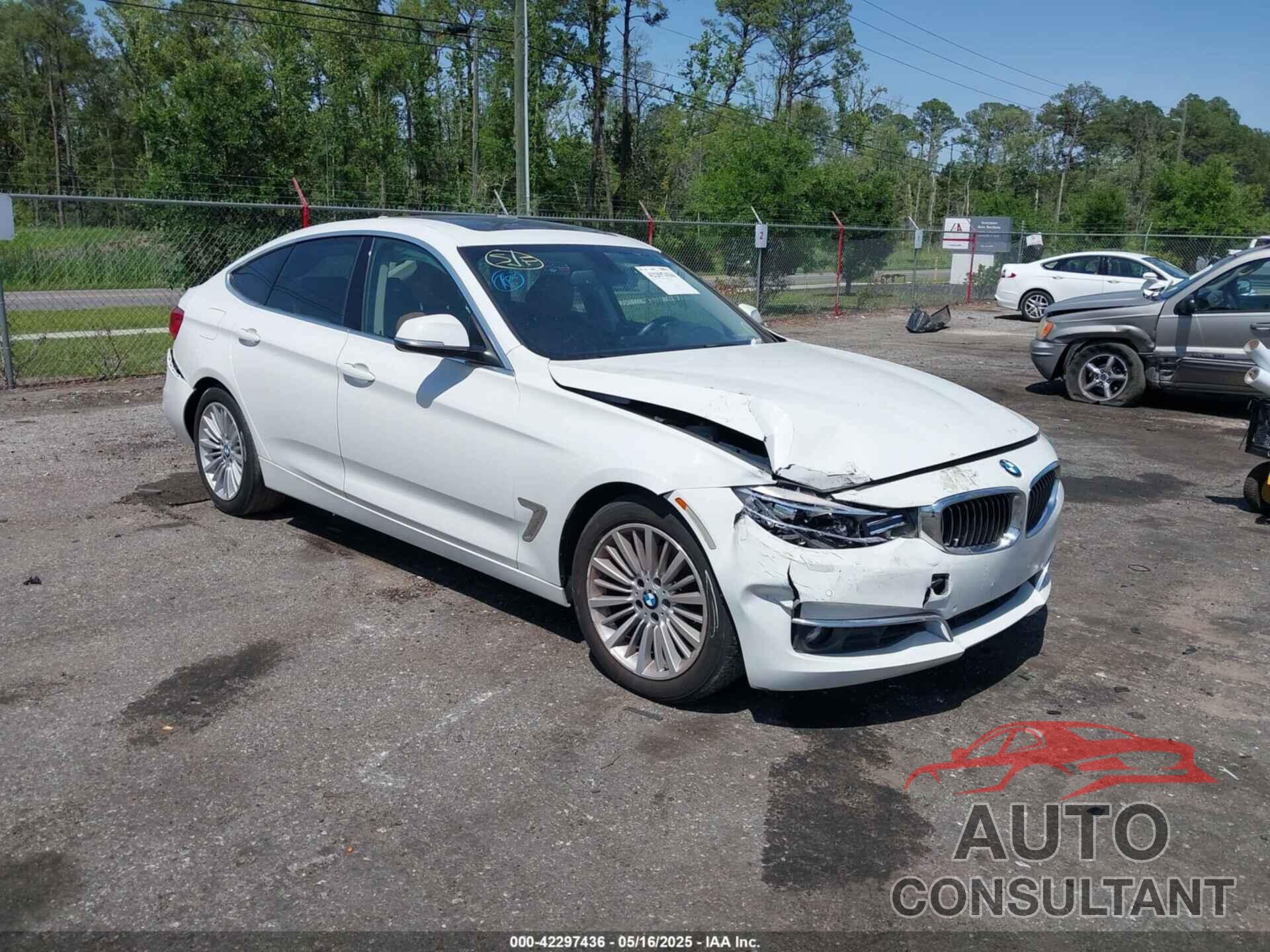 BMW 328I GRAN TURISMO 2015 - WBA8Z5C55FD672244