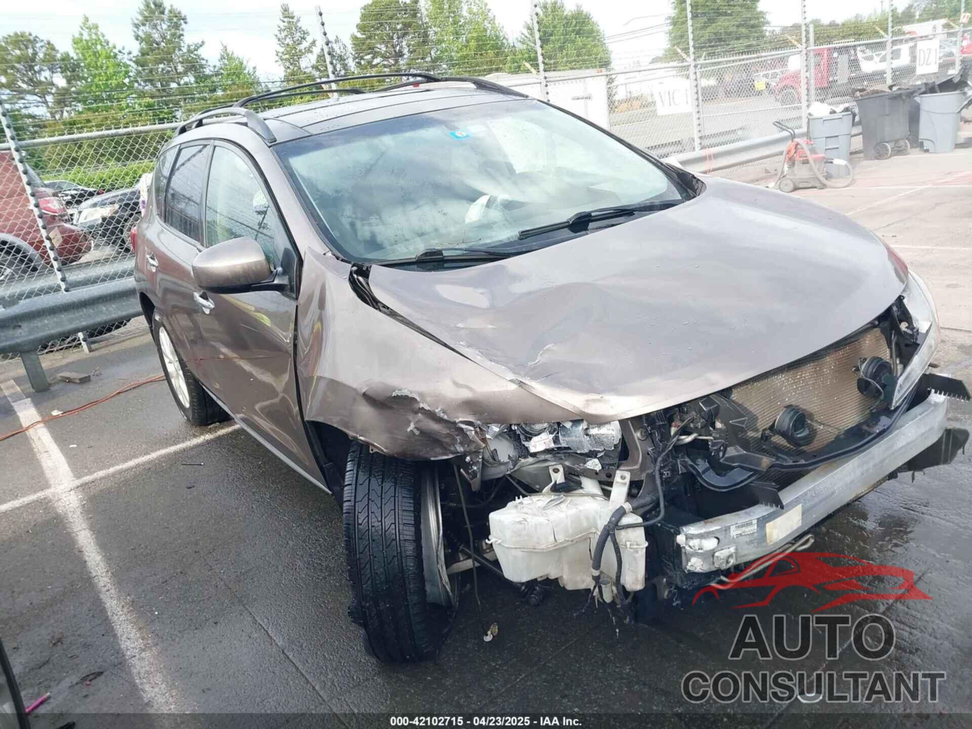 NISSAN MURANO 2011 - JN8AZ1MU6BW055702