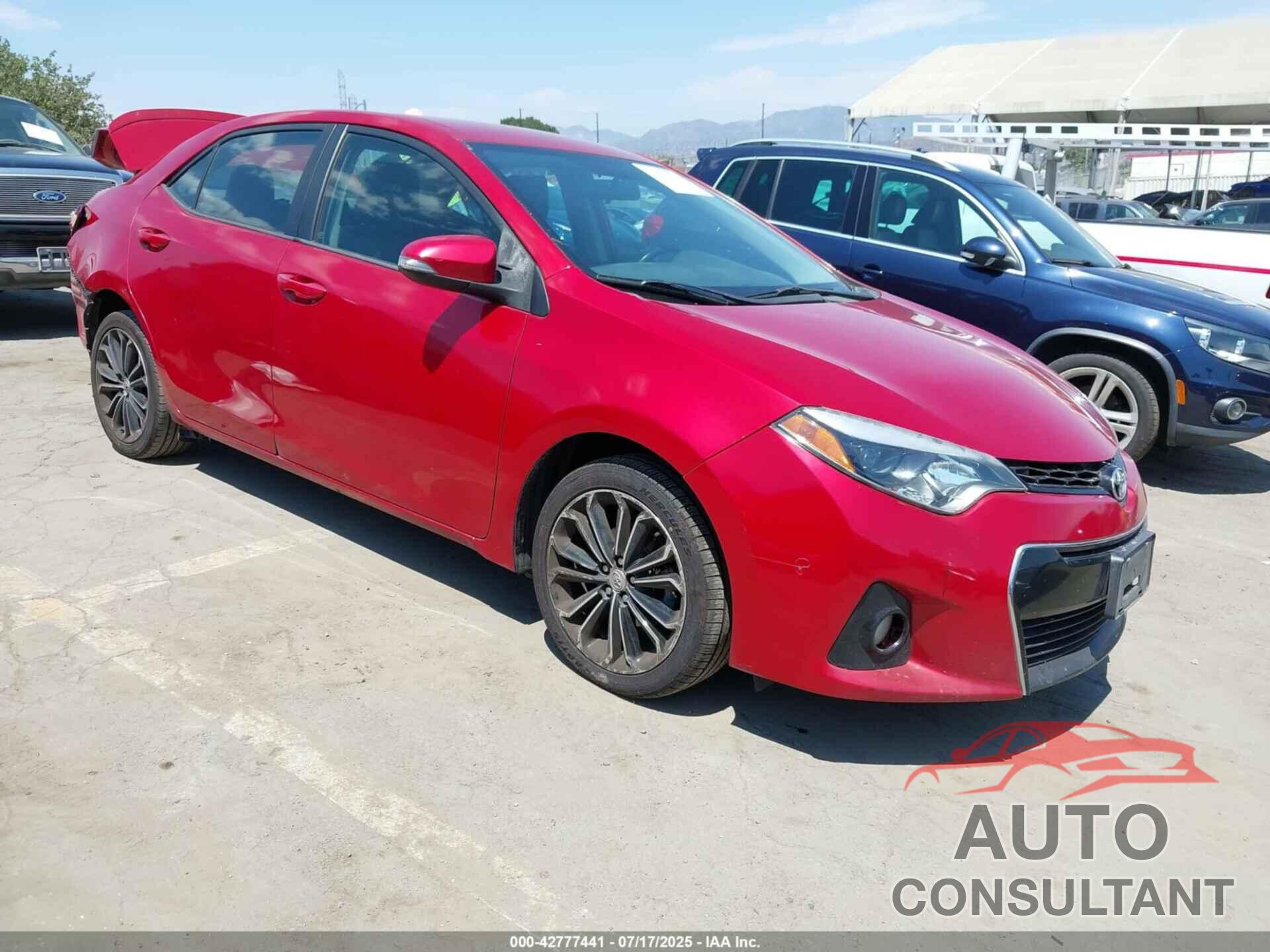 TOYOTA COROLLA 2014 - 5YFBURHE5EP173284