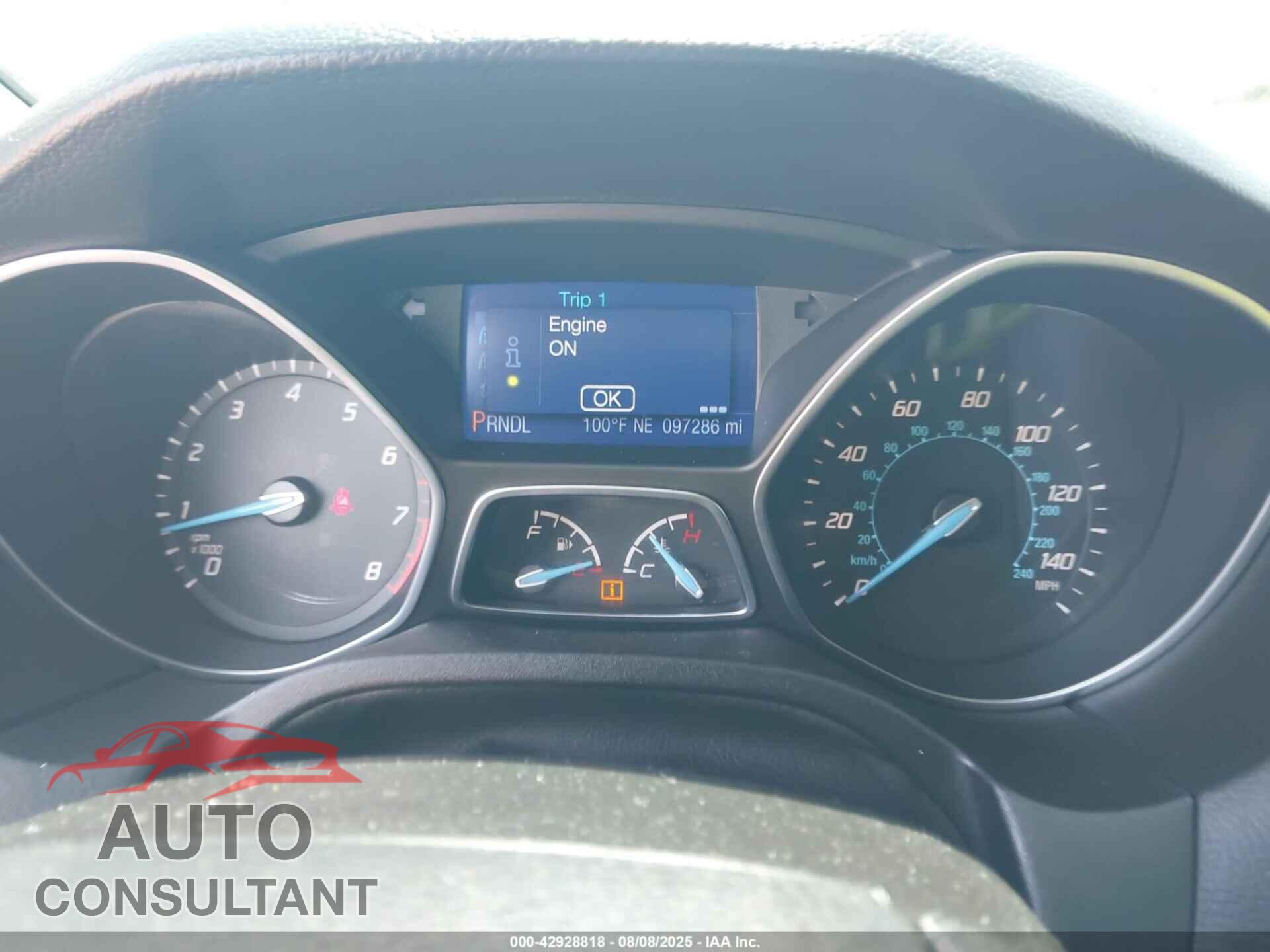 FORD FOCUS 2013 - 1FADP3F28DL317283