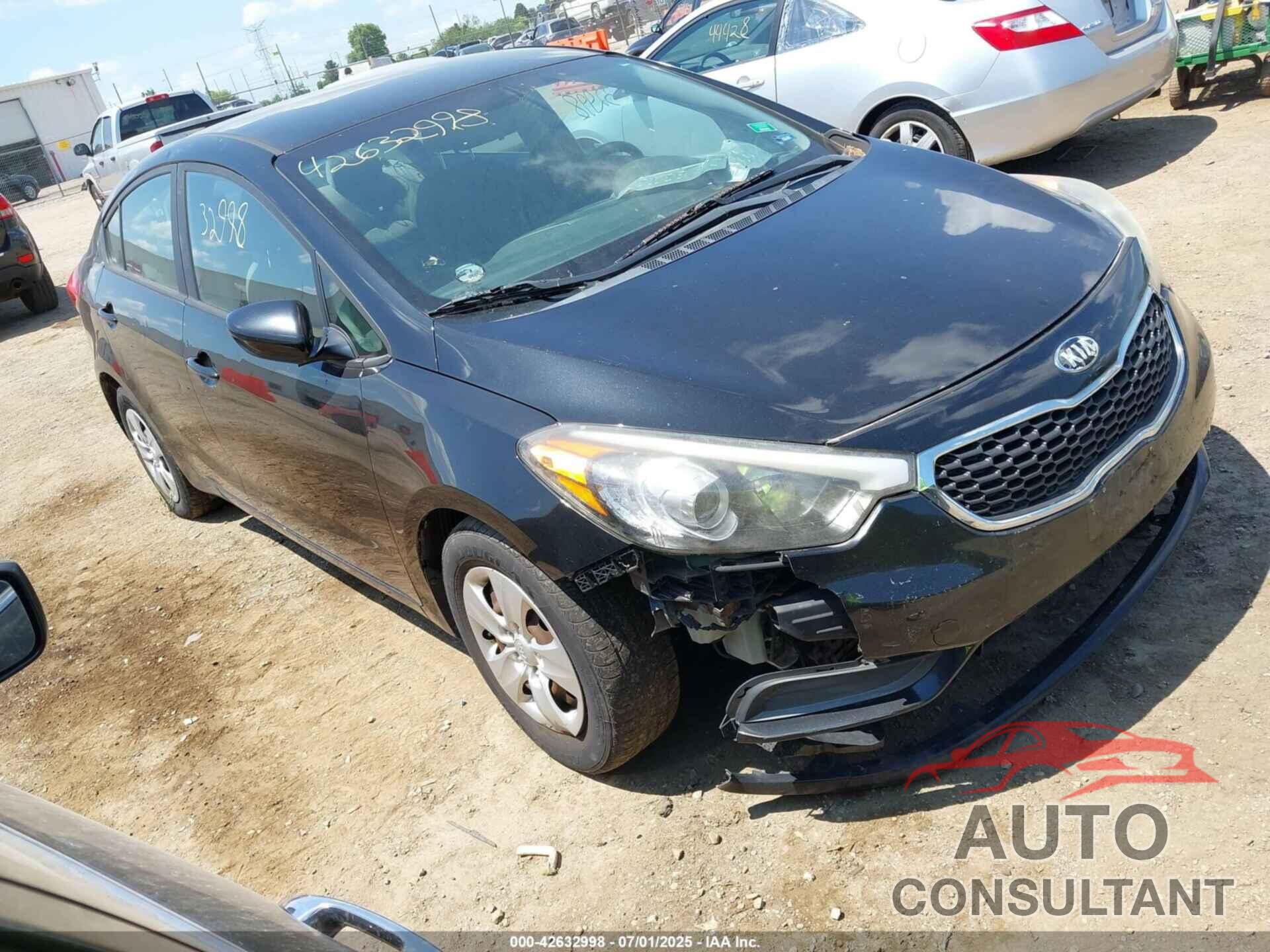 KIA FORTE 2015 - KNAFK4A6XF5263927