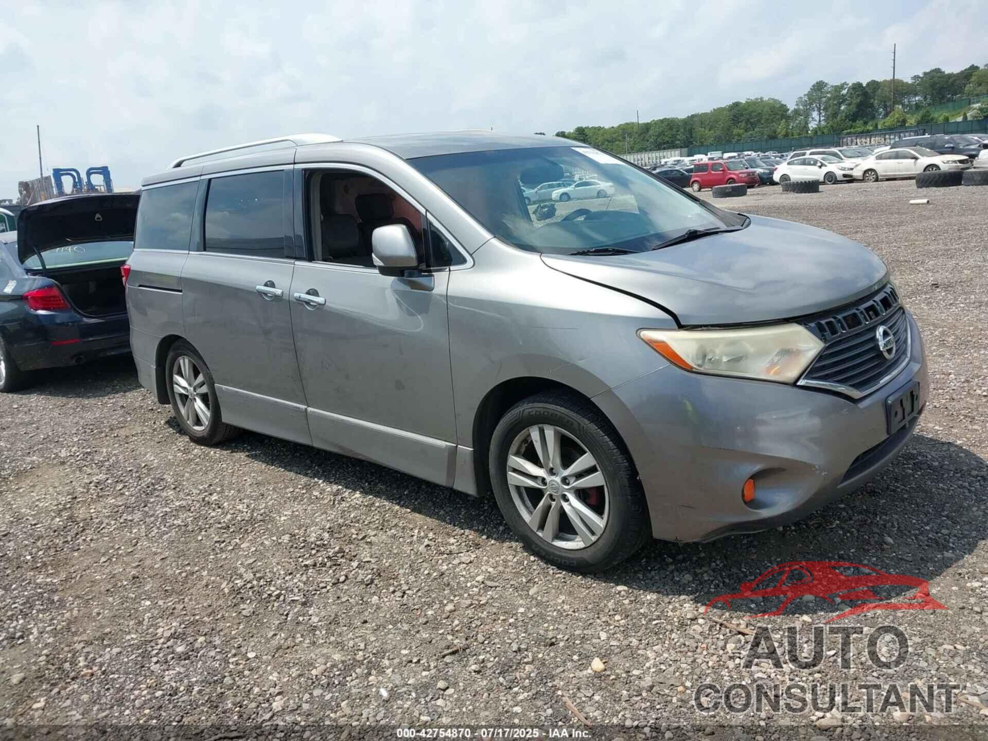 NISSAN QUEST 2012 - JN8AE2KP9C9045504