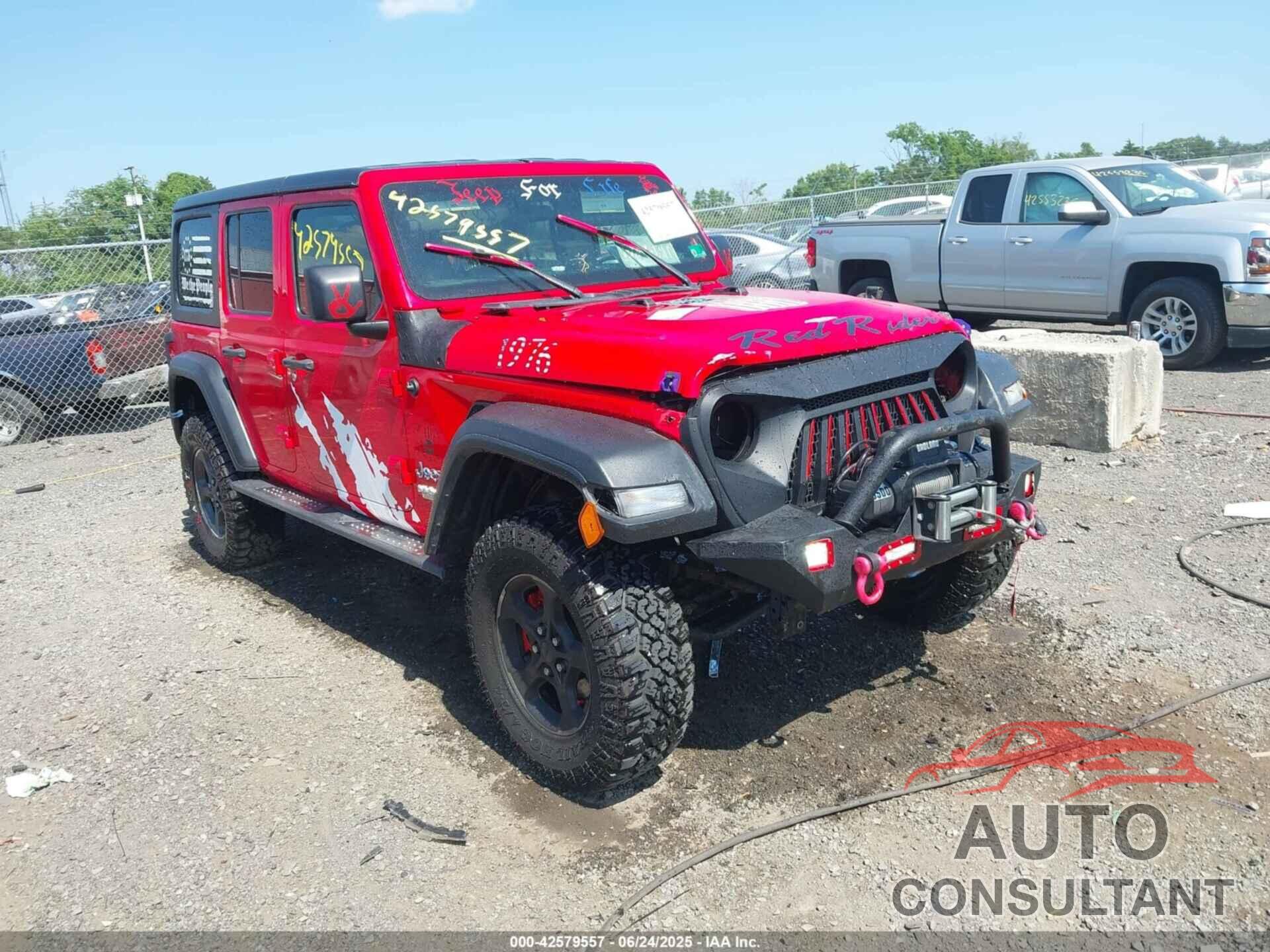 JEEP WRANGLER UNLIMITED 2019 - 1C4HJXDG9KW649375