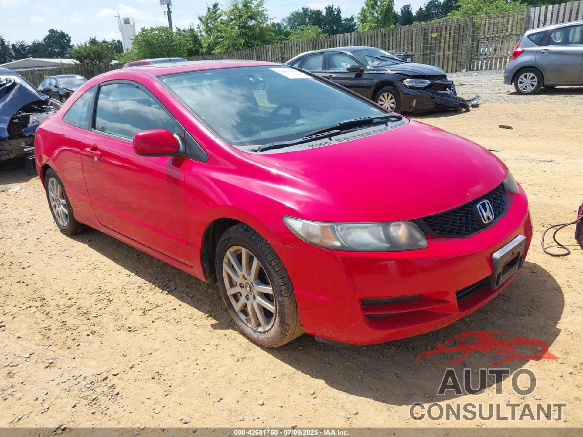 HONDA CIVIC 2009 - 2HGFG128X9H512244