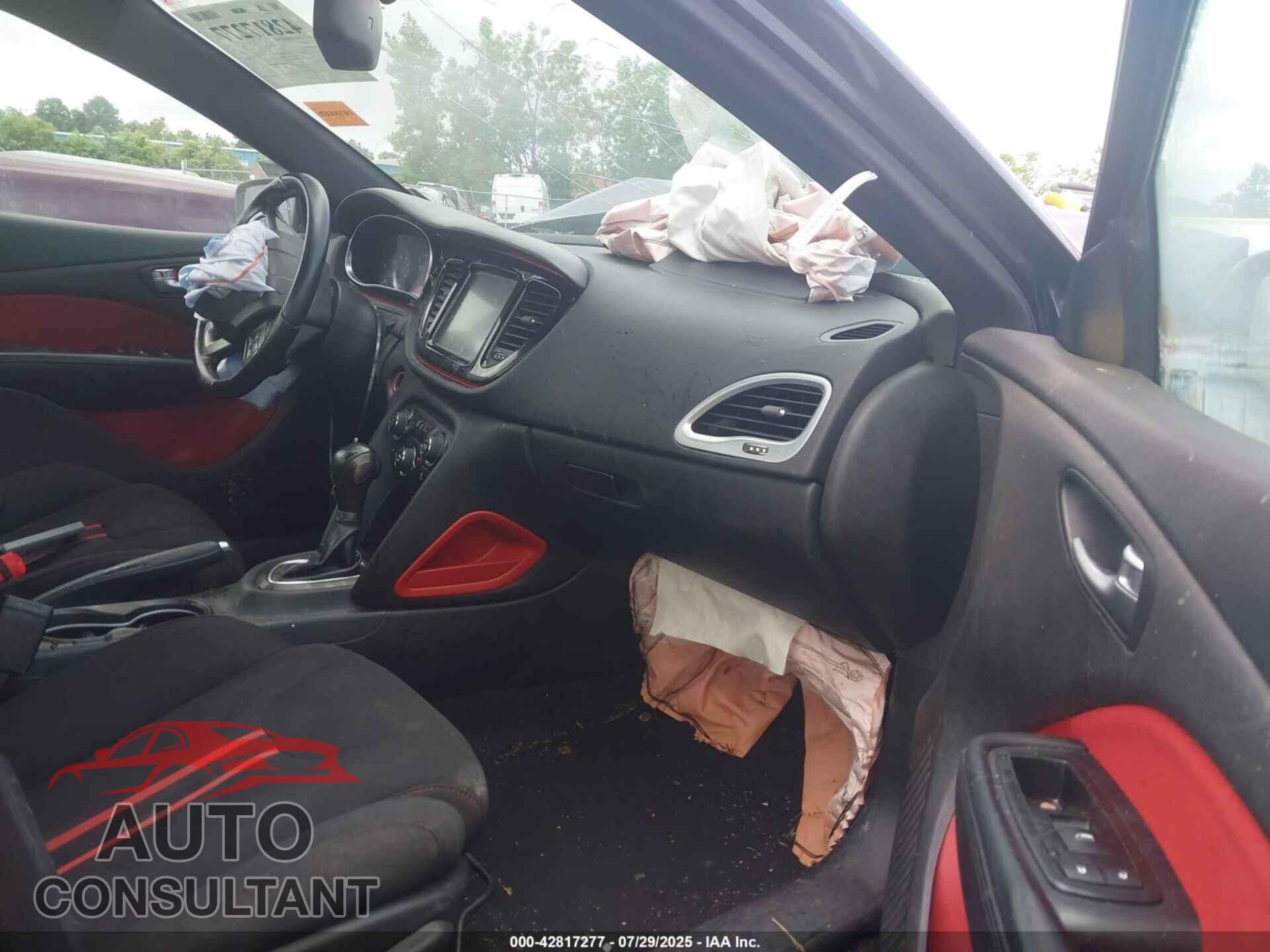 DODGE DART 2013 - 1C3CDFBA8DD105575
