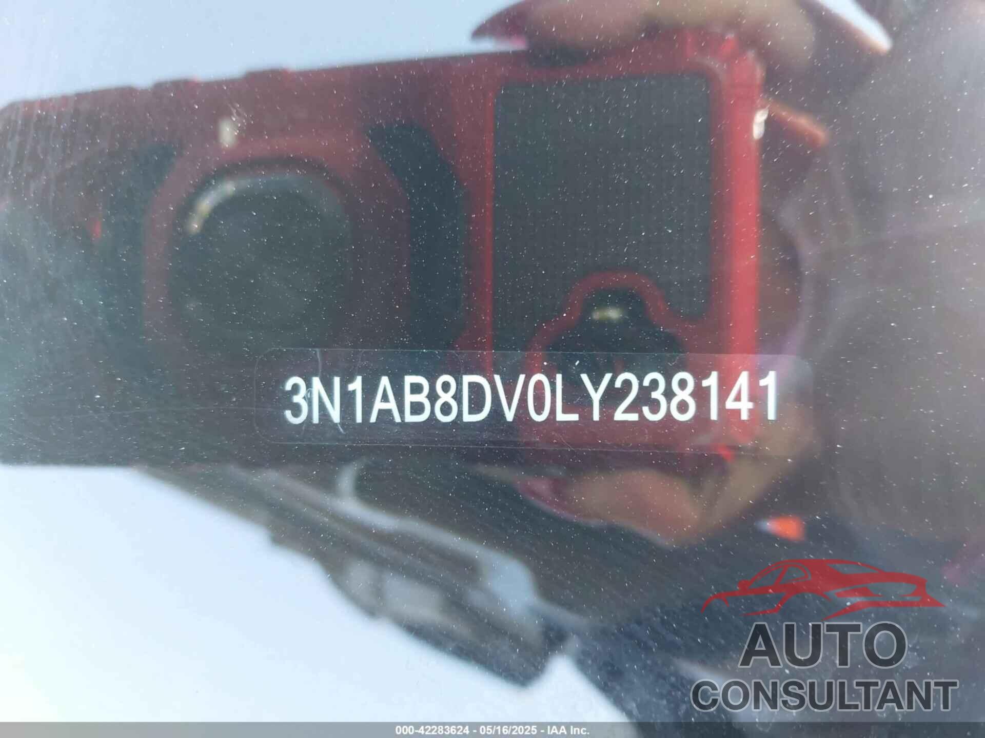 NISSAN SENTRA 2020 - 3N1AB8DV0LY238141