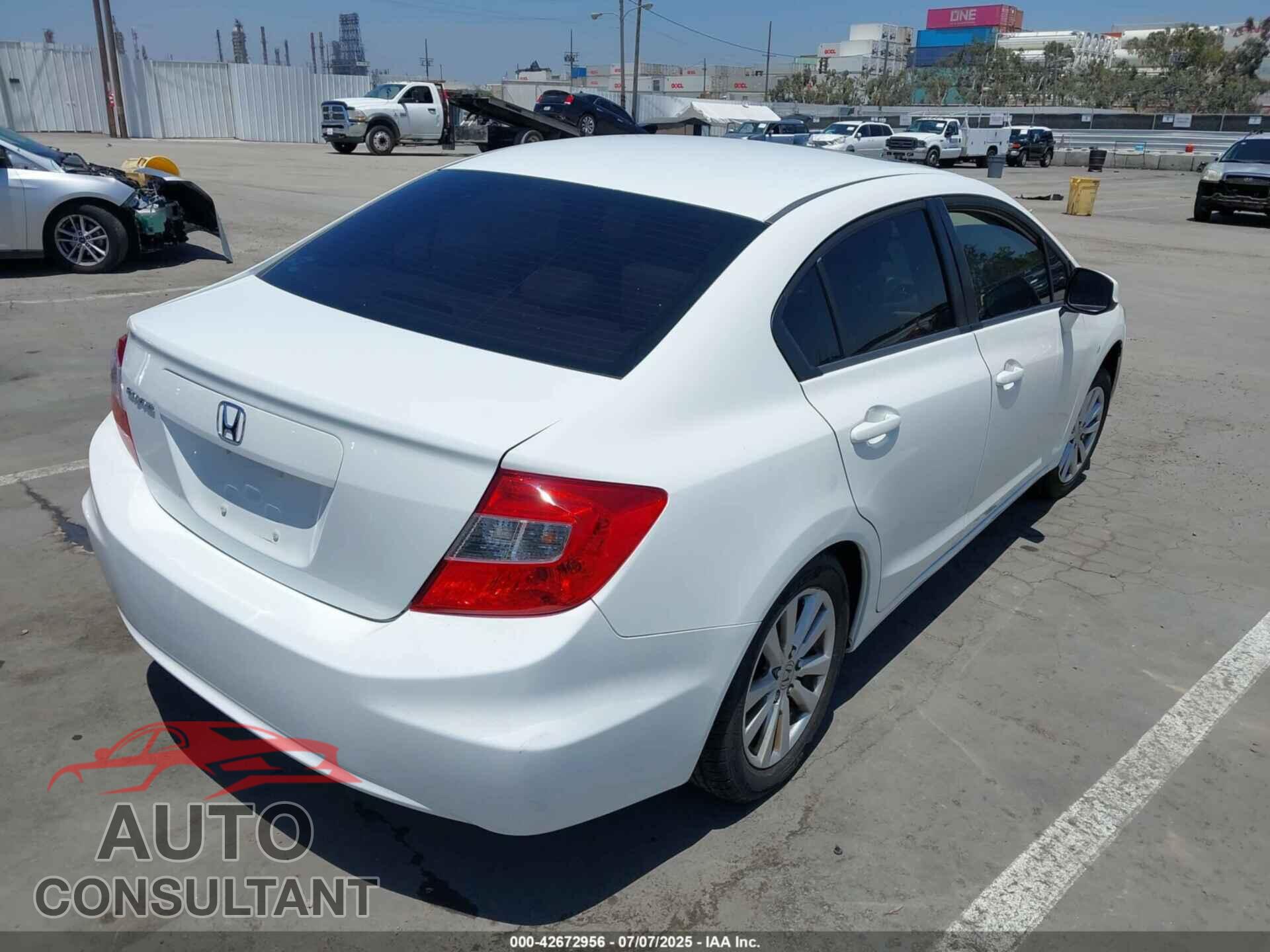 HONDA CIVIC 2012 - 2HGFB2F86CH310927