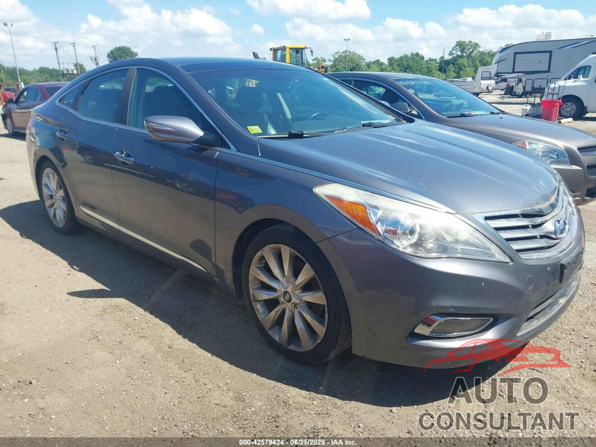 HYUNDAI AZERA 2012 - KMHFH4JGXCA174819