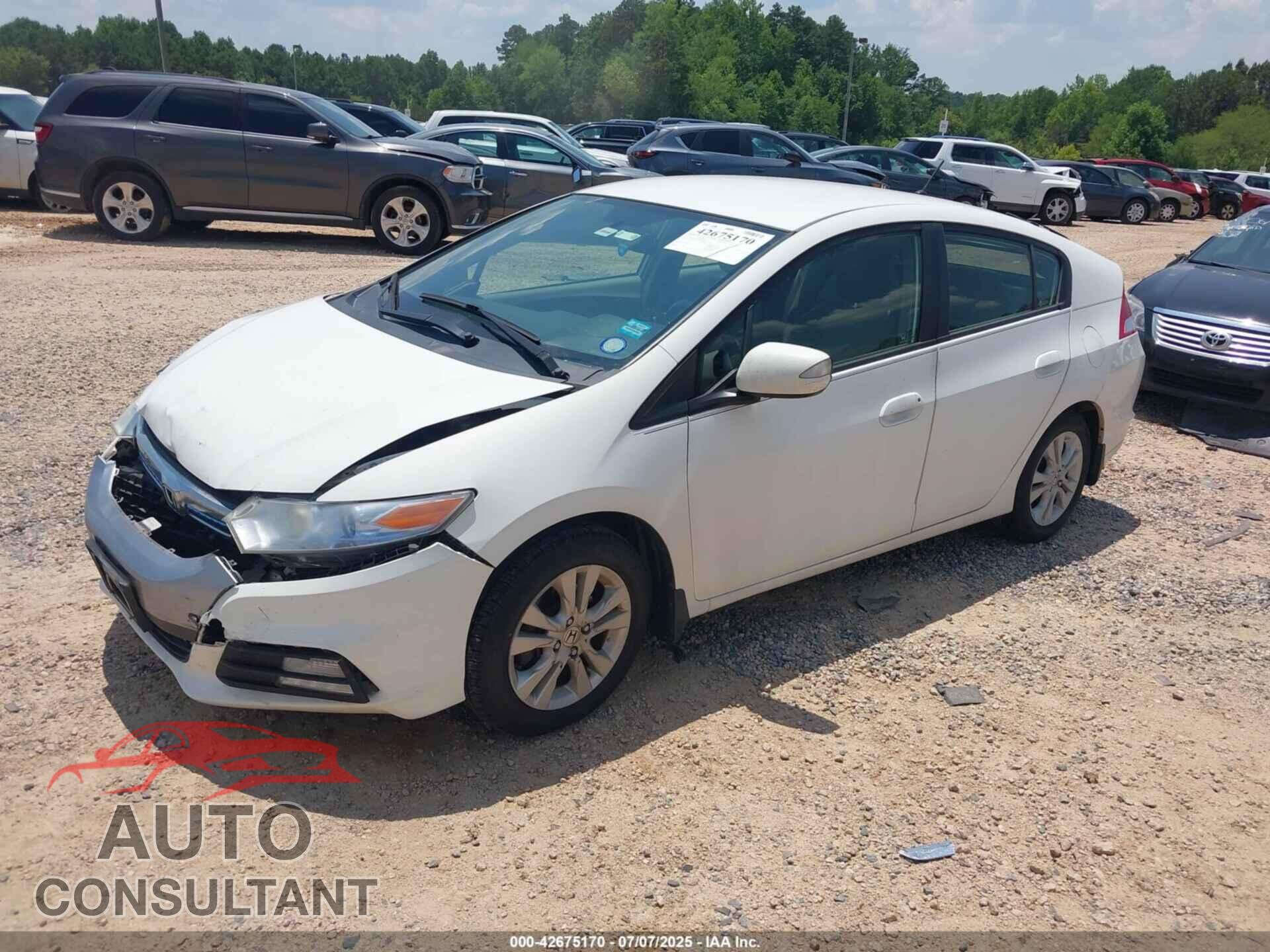 HONDA INSIGHT 2012 - JHMZE2H70CS001081