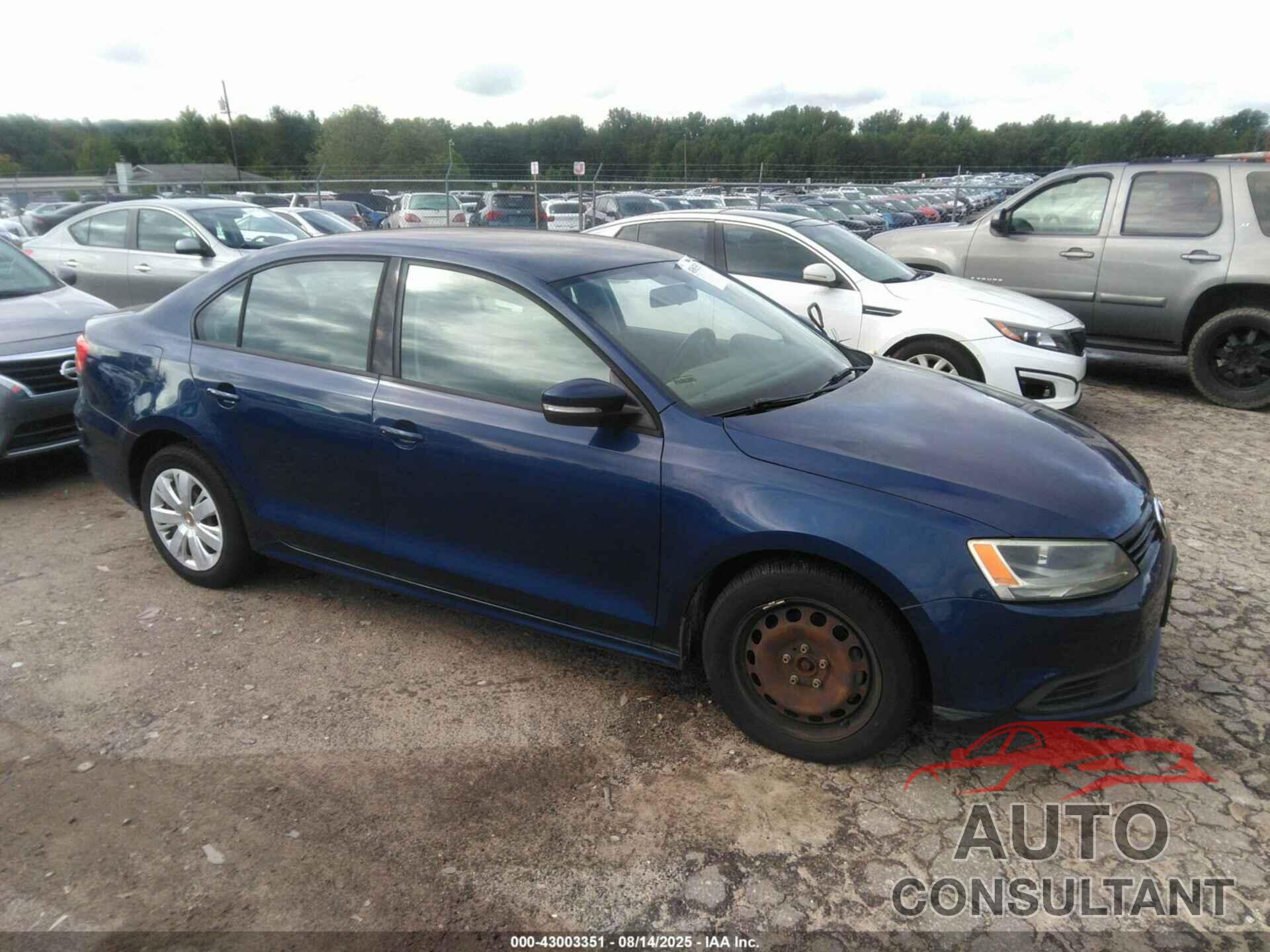 VOLKSWAGEN JETTA 2012 - 3VWDP7AJ1CM114410