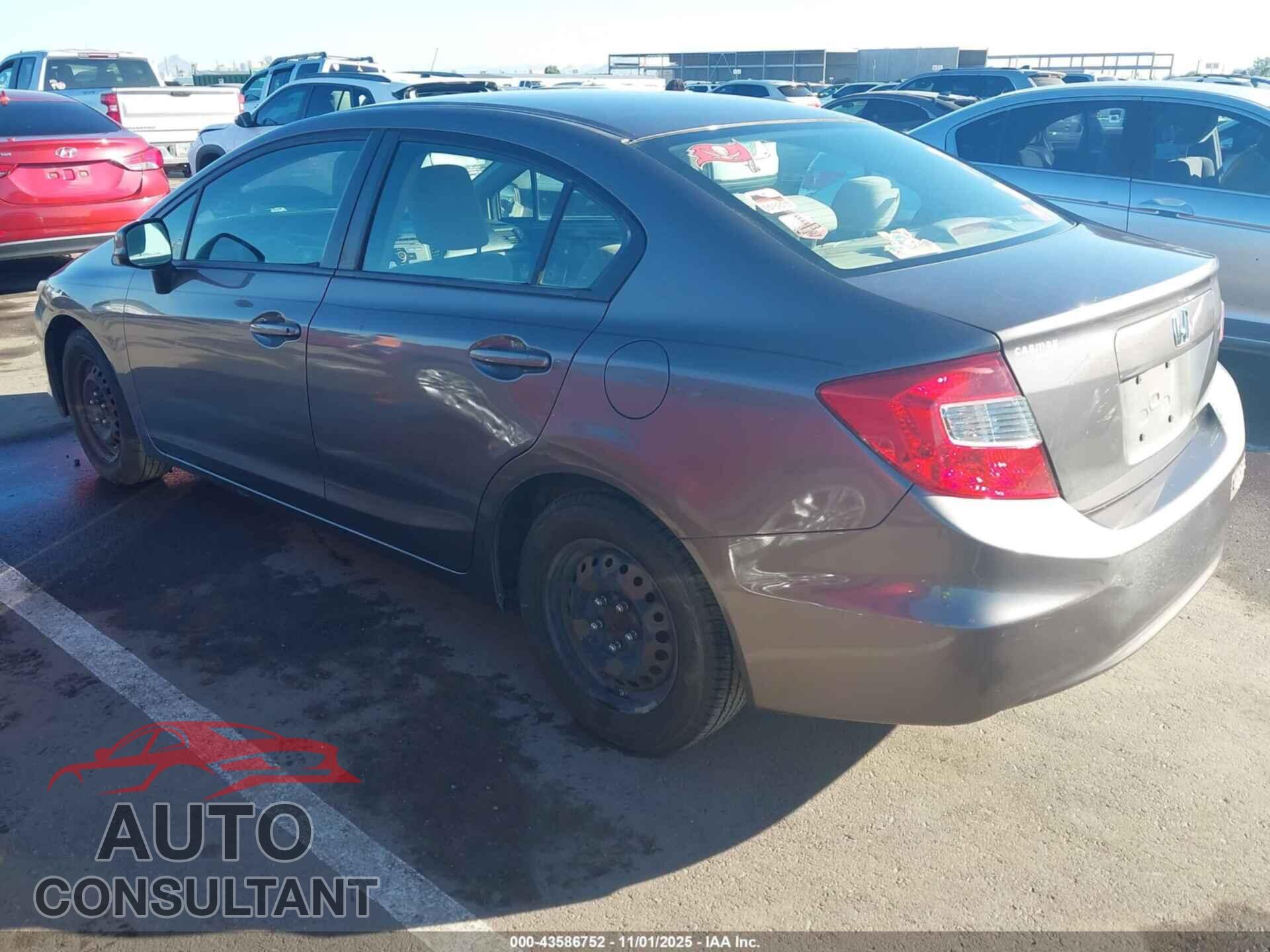 HONDA CIVIC 2012 - JHMFB2F58CS001486