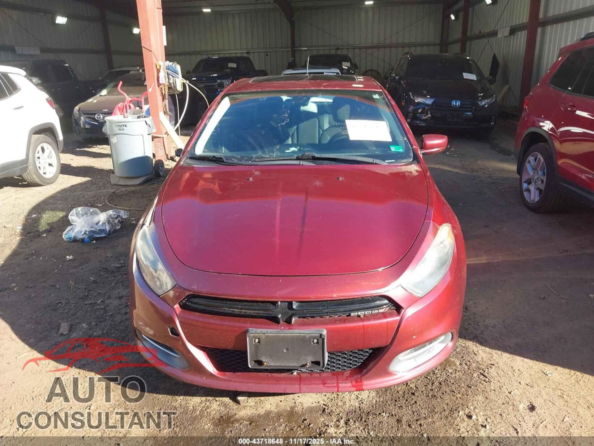 DODGE DART 2015 - 1C3CDFBB8FD369567