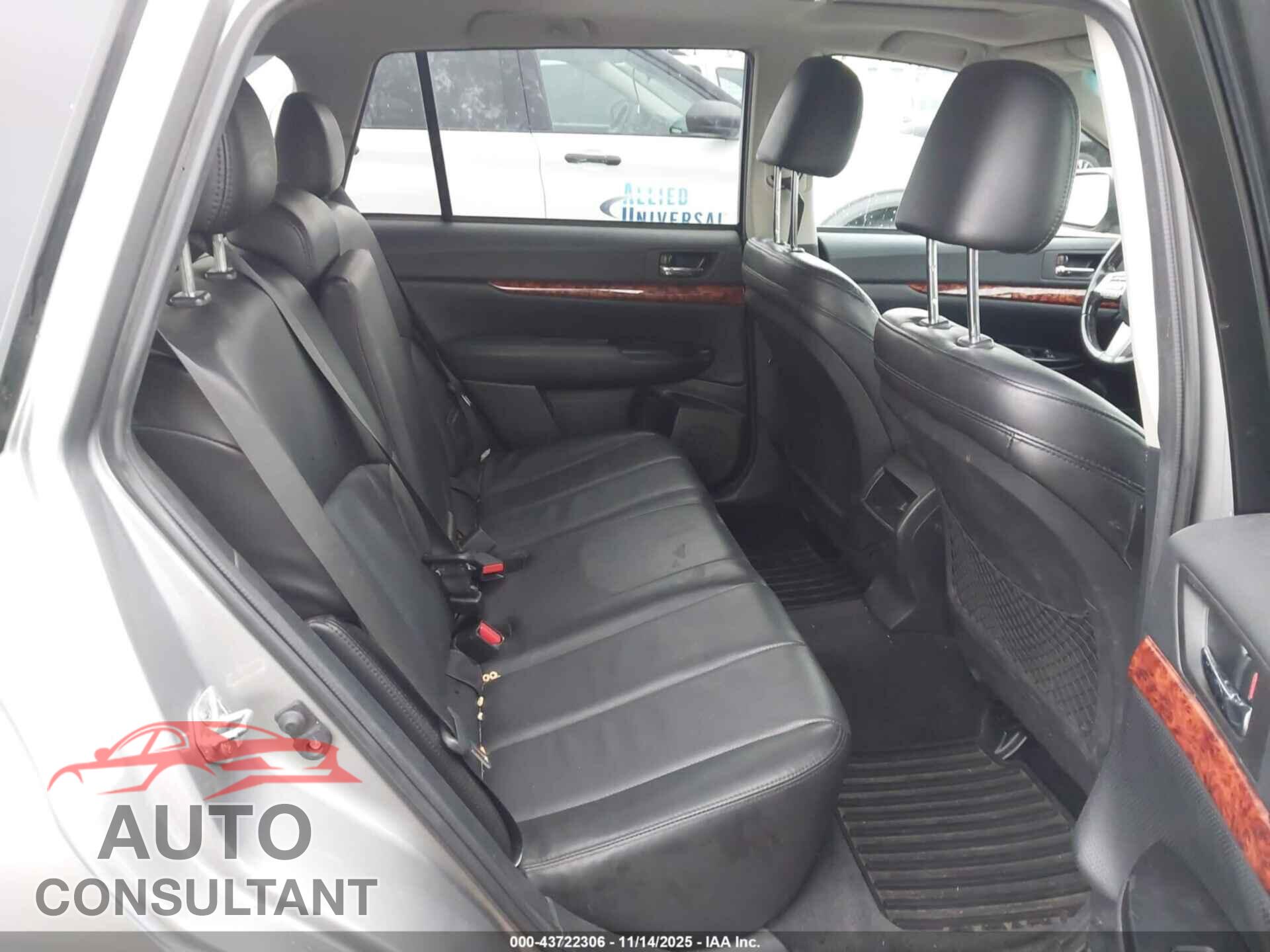 SUBARU OUTBACK 2011 - 4S4BRBLC6B3367384