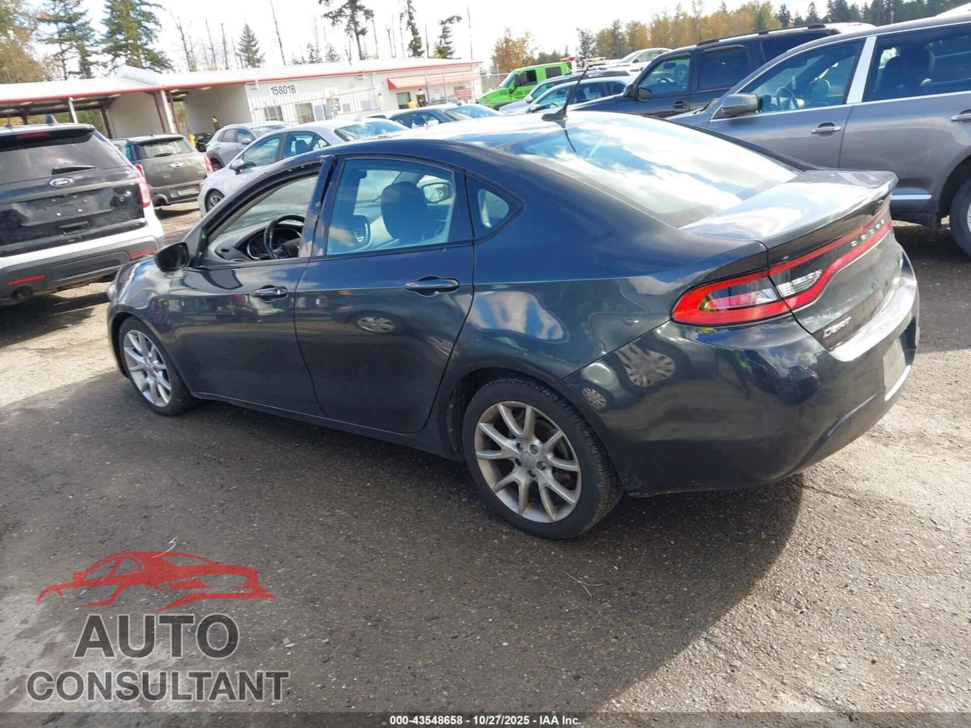 DODGE DART 2013 - 1C3CDFBA1DD204707