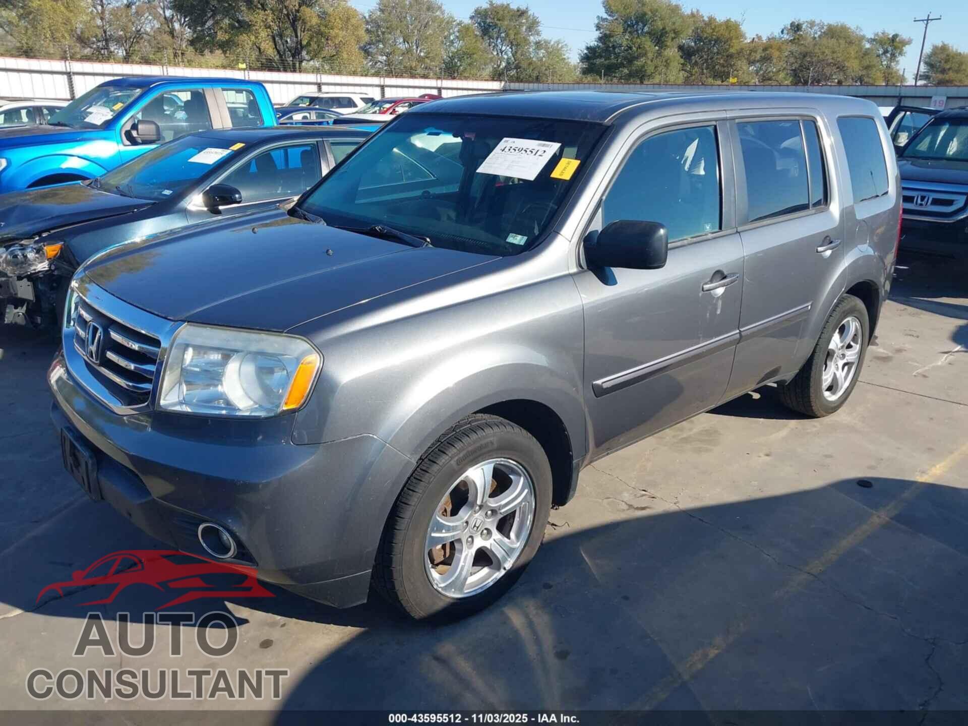 HONDA PILOT 2012 - 5FNYF4H57CB061425